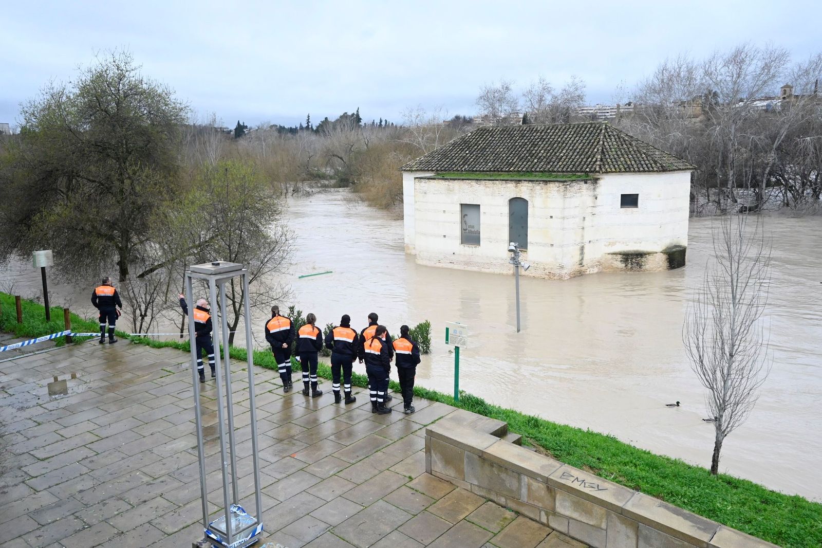 La impresionante crecida del río Guadalquivir: se acerca a los 6 metros a su paso por Córdoba