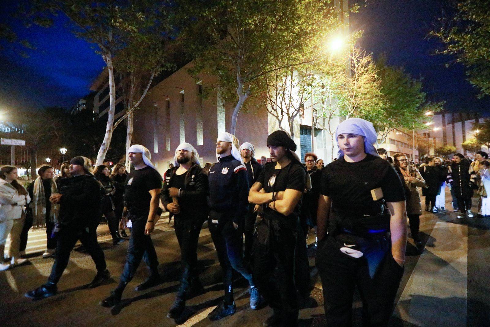 La procesión de La Caridad de Almería, en imágenes