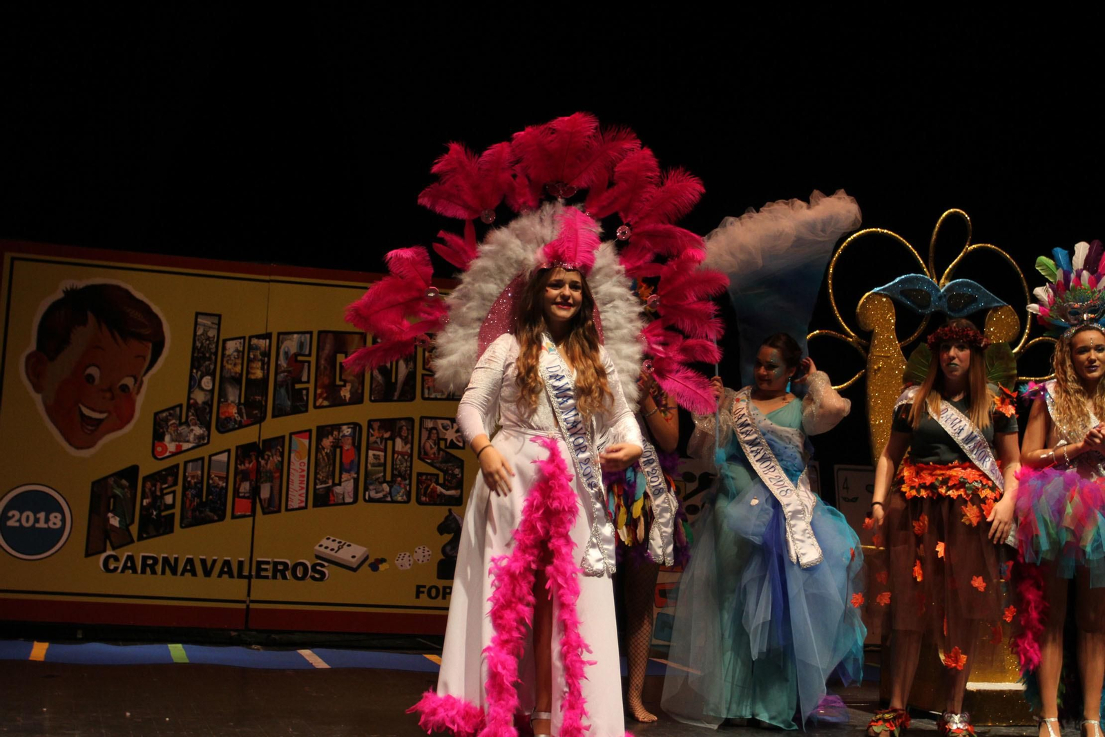 Gala de la coronación de  la choquera mayor e infantil del Carnaval Colombino 2018