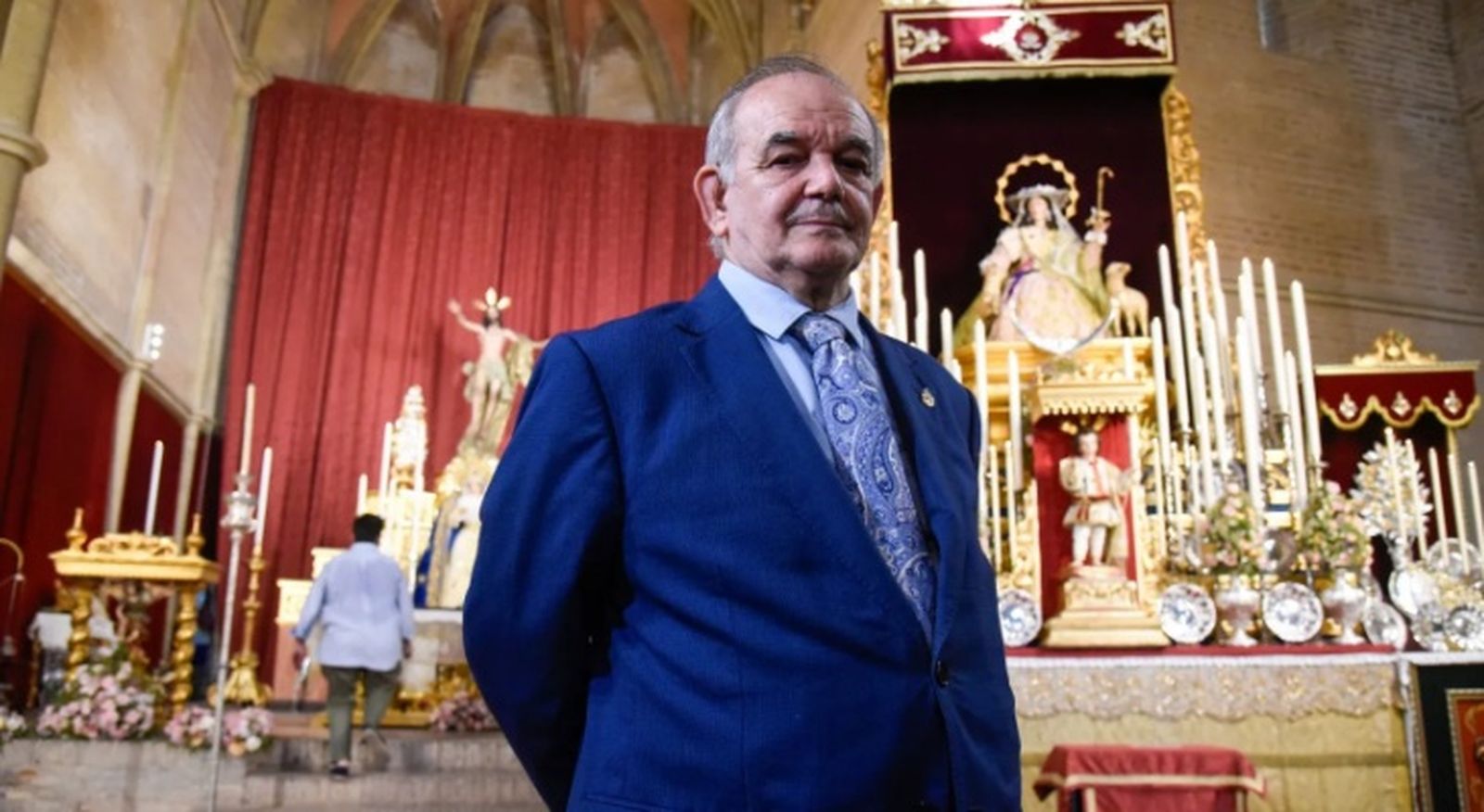 El cofrade Andrés Martín