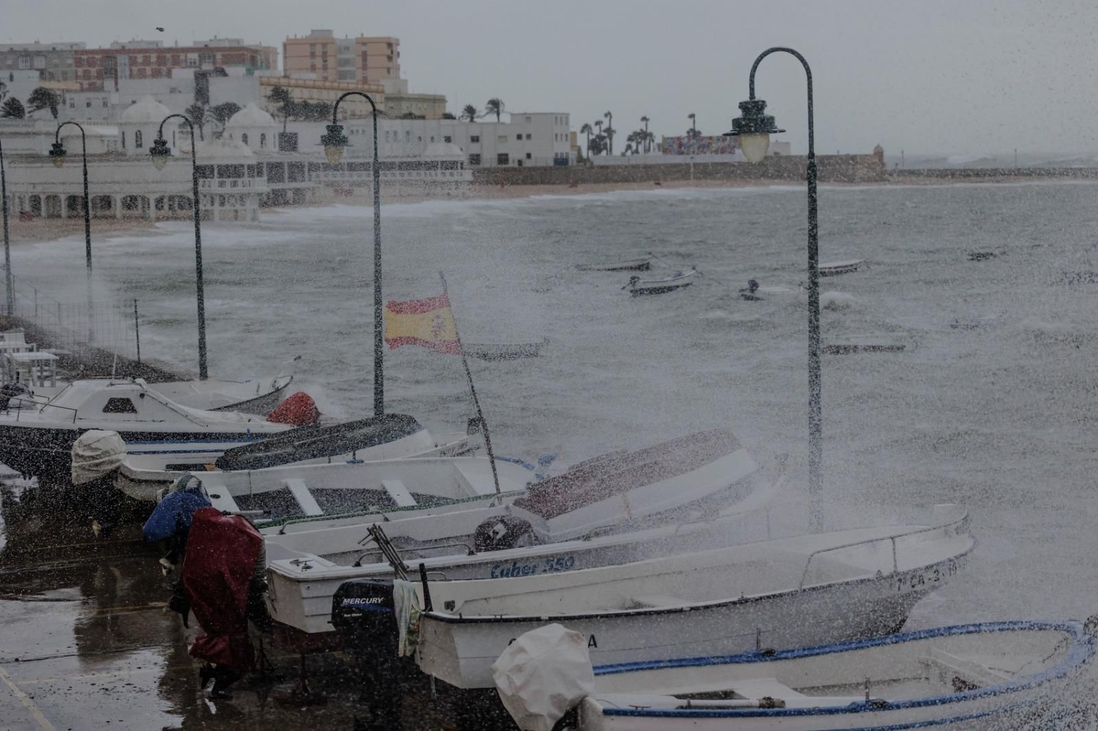 Imagen de la playa de La Caleta en Cádiz