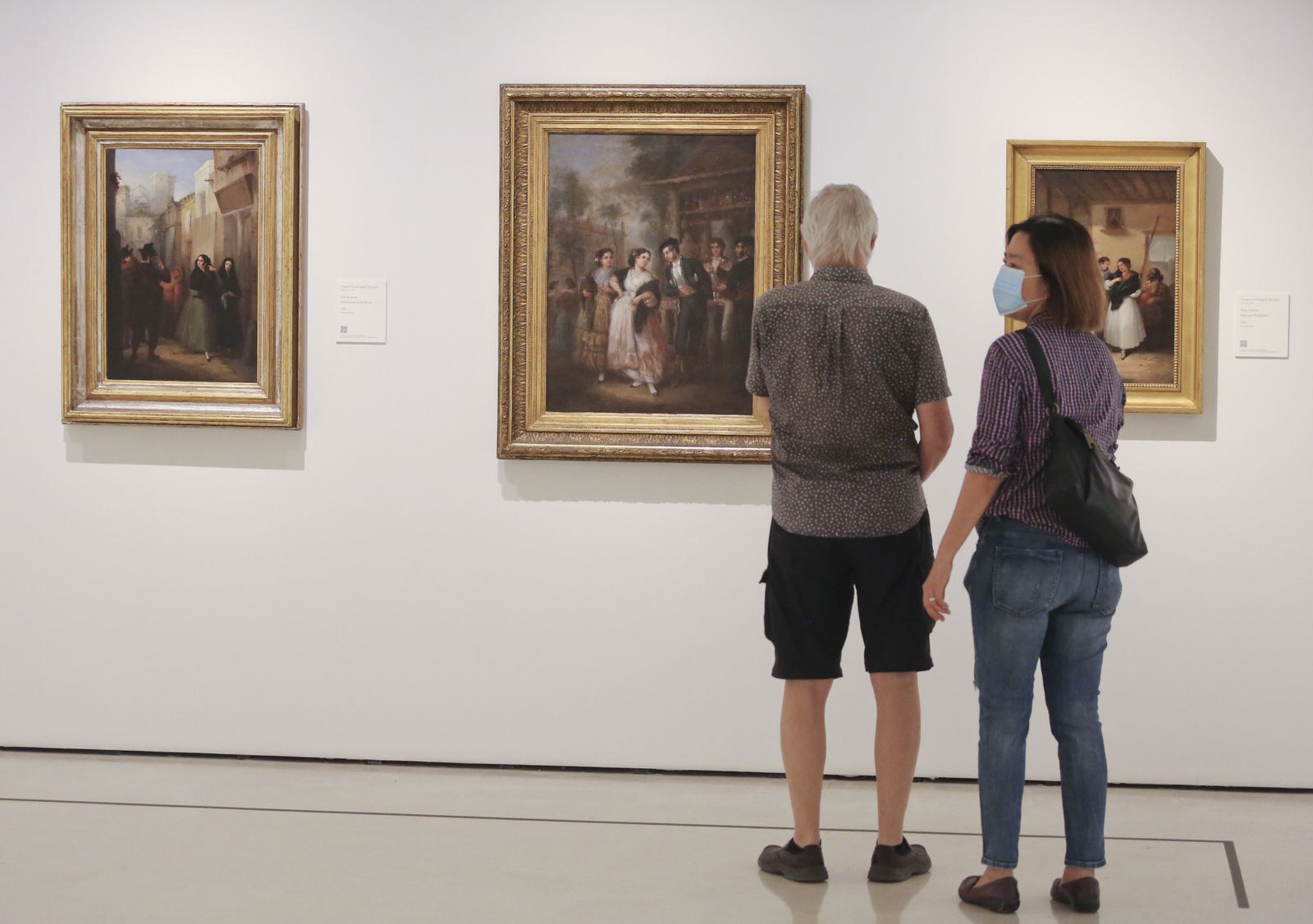 Las fotos del (tímido) reencuentro con los museos en Málaga