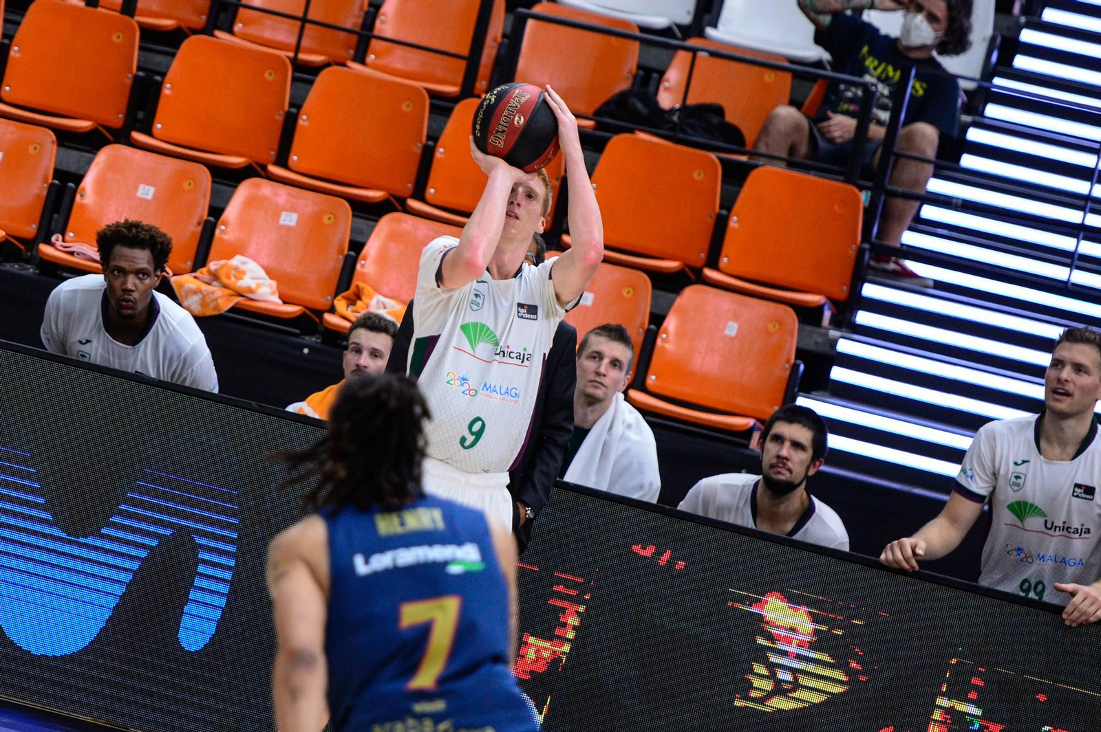 El Baskonia-Unicaja, en fotos