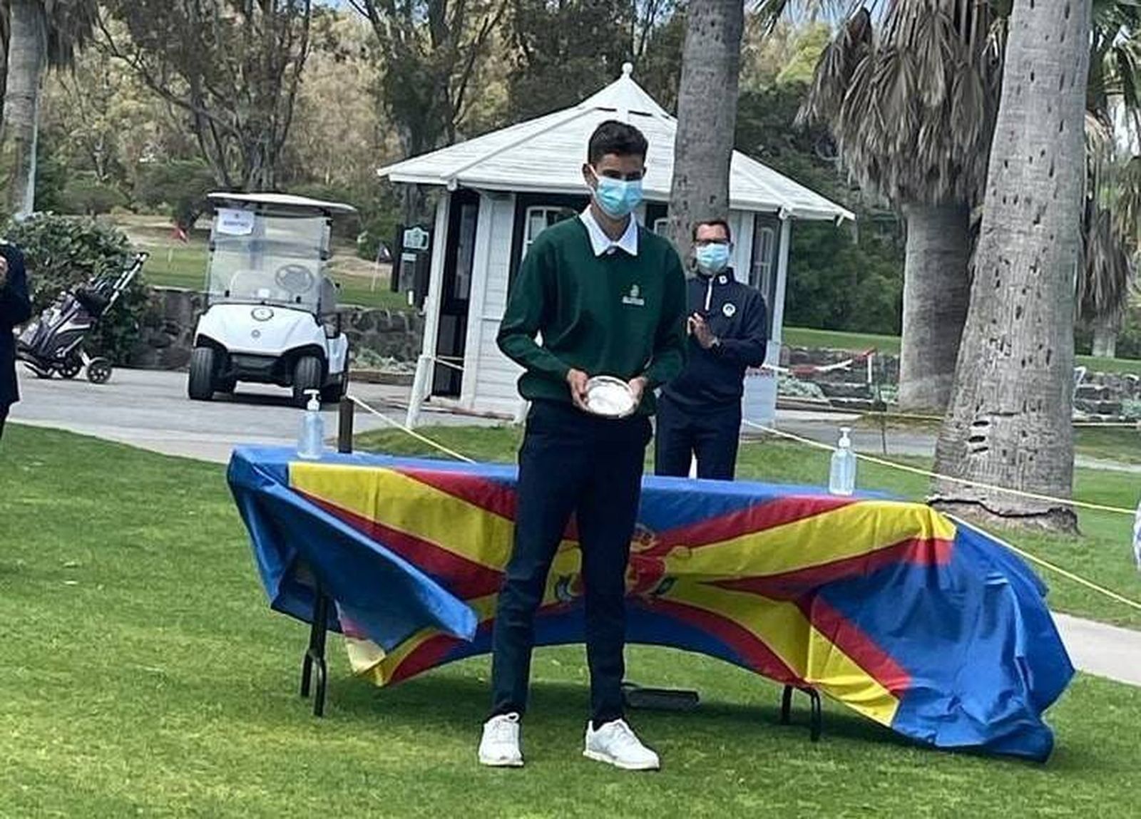 Alberto Baños, jugador algecireño del Club de Golf La Cañada de San Roque