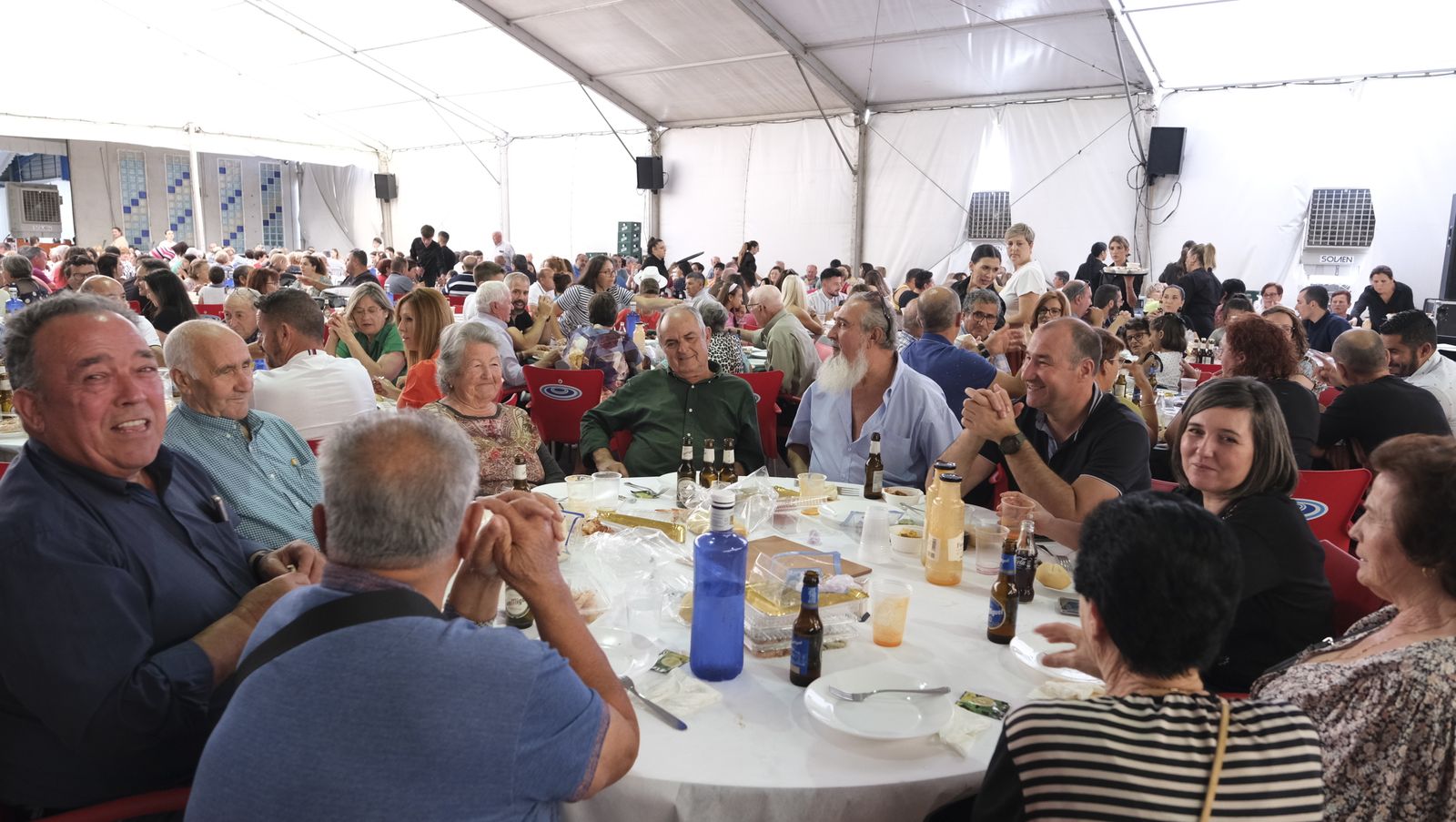 Imágenes de la comida anual de la CUCN, en Níjar