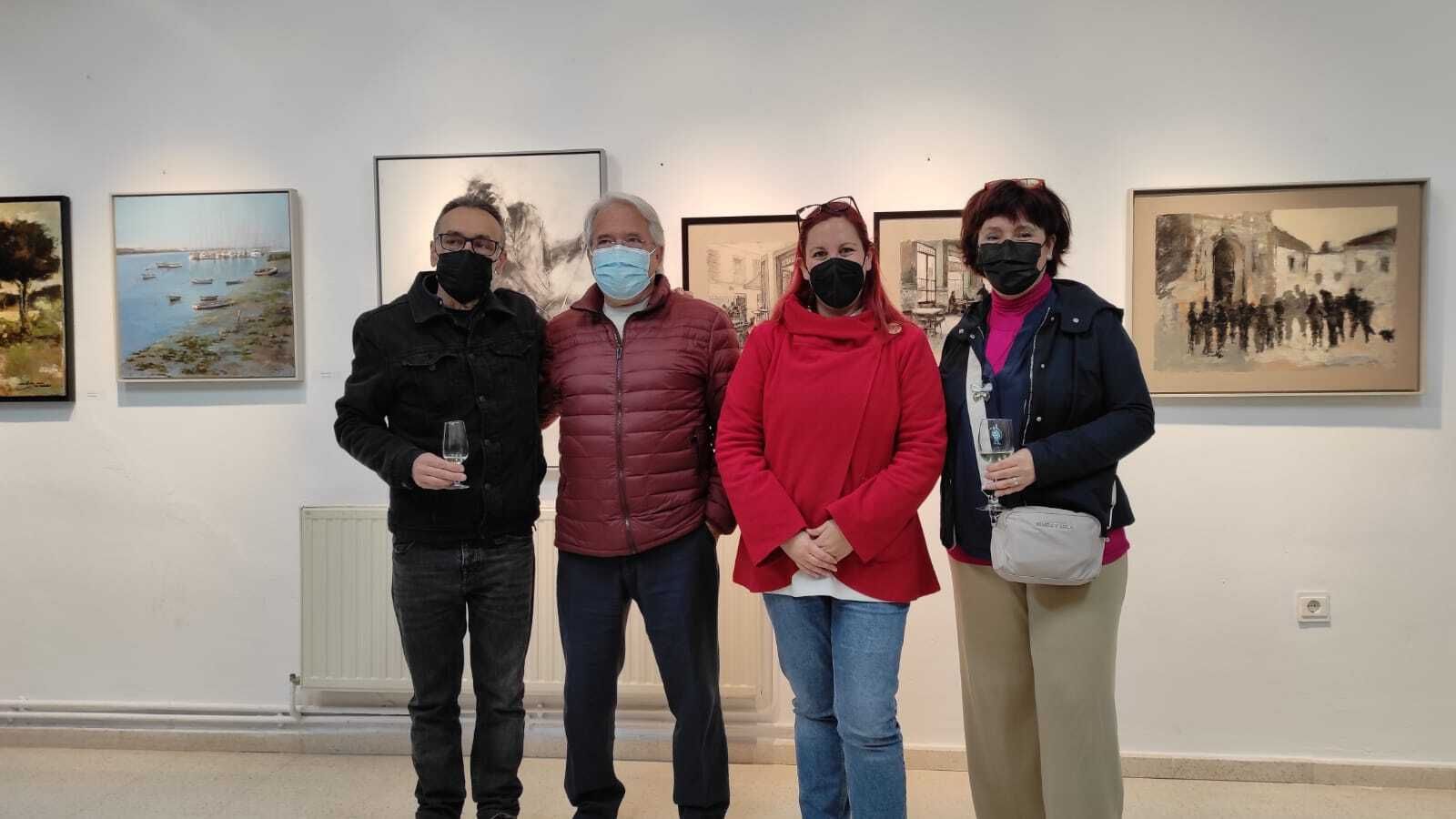 La reapertura de la sala de exposiciones del IES Juan Lara.