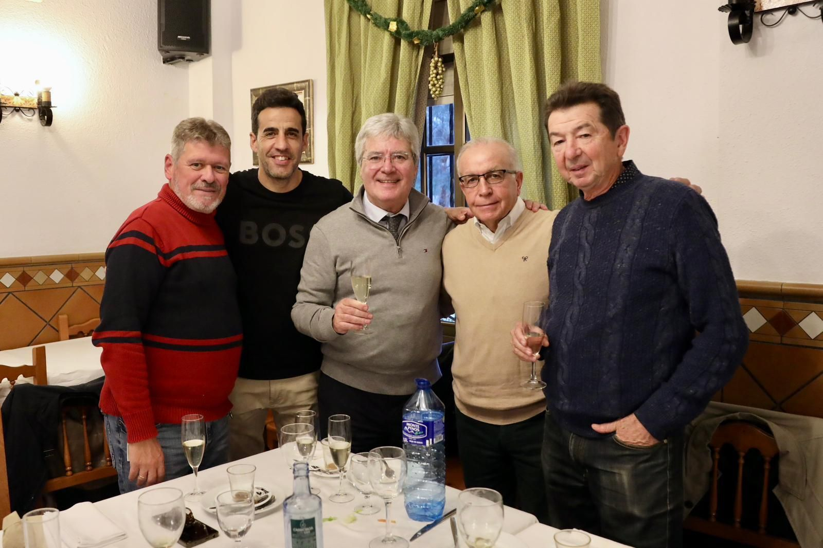 Los veteranos del Málaga CF se reúnen en la Venta del Túnel