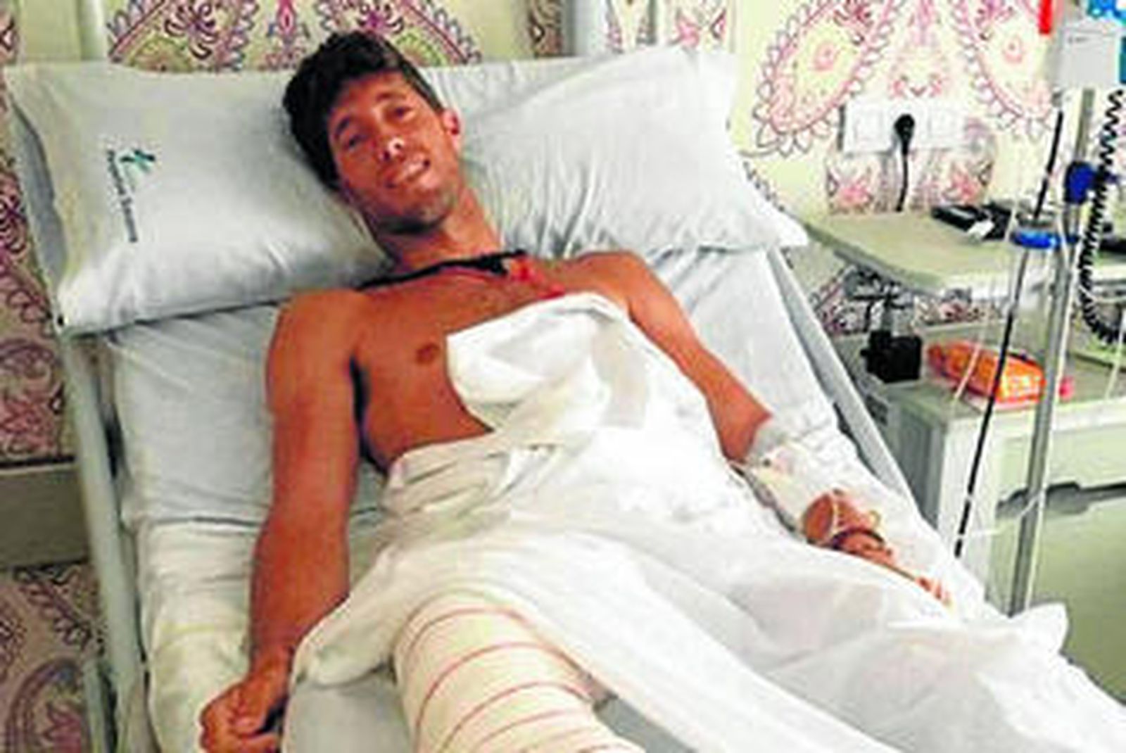 Manuel Escribano, en el hospital Perpetuo Socorro de Alicante.