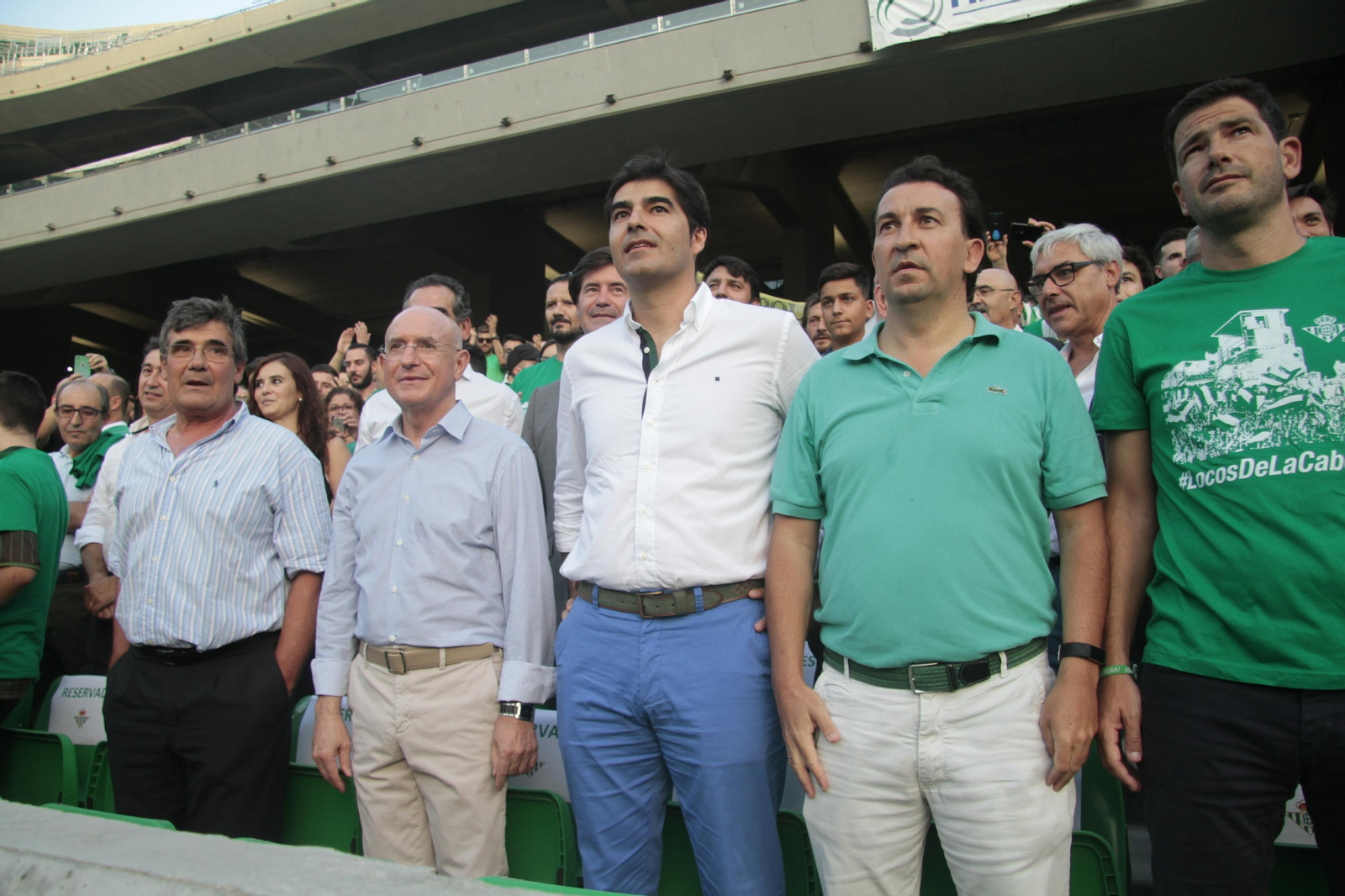 Inauguración del Gol Sur del Benito Villamarín