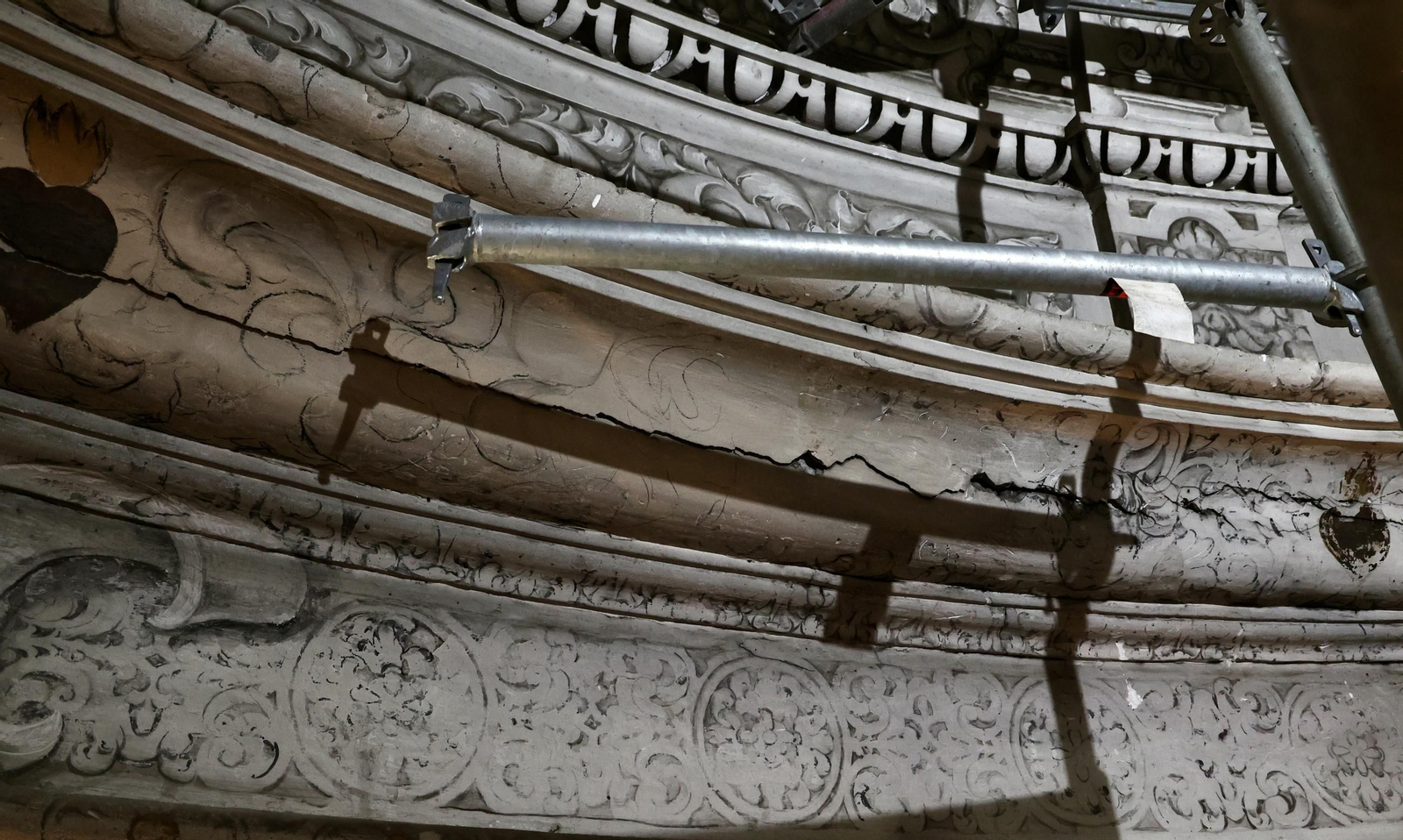 Obras en la Iglesia de La Caridad