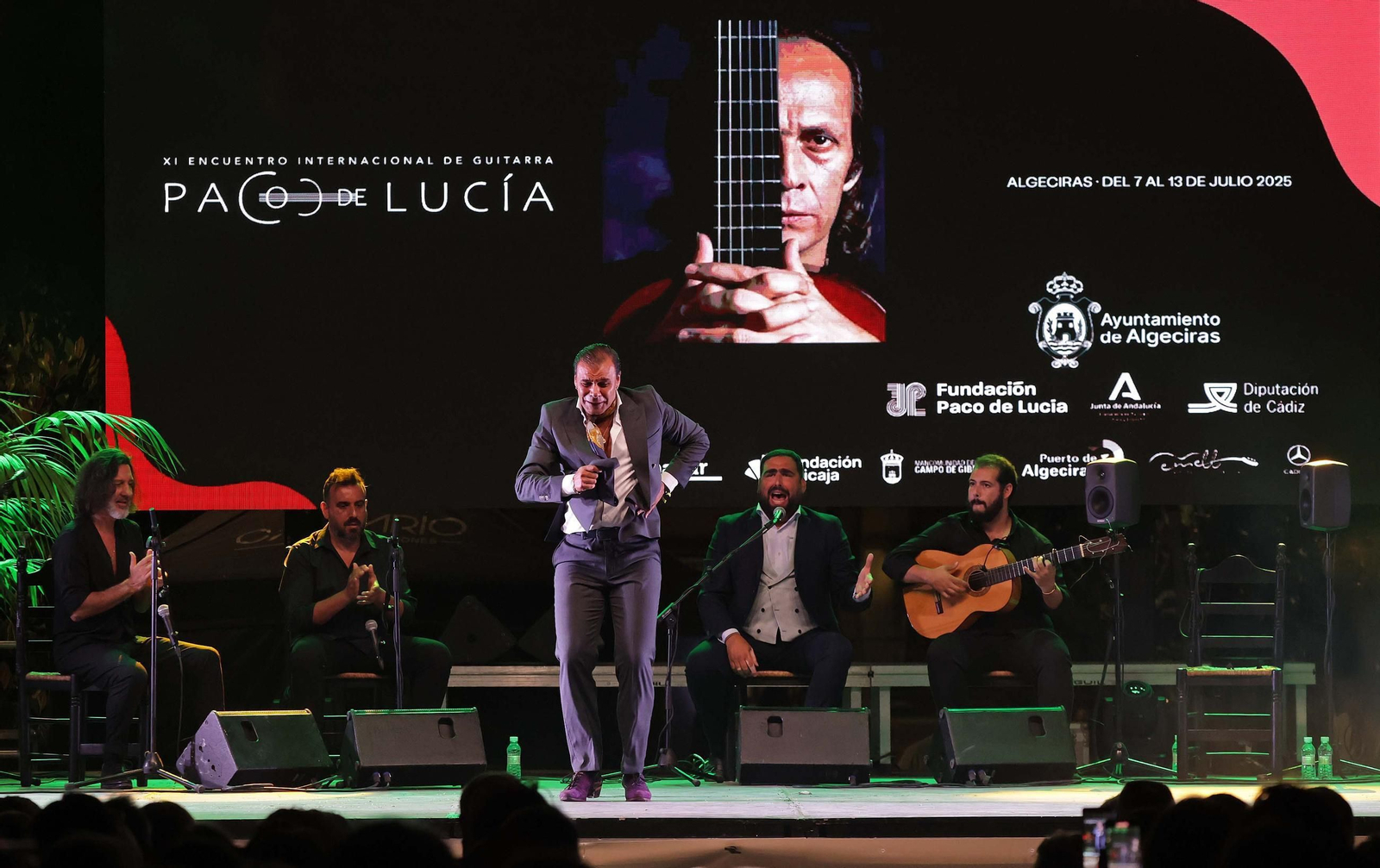 Fotos de la Fiesta por Bulería en el XI Encuentro Internacional de Guitarra Paco de Lucía en Algeciras