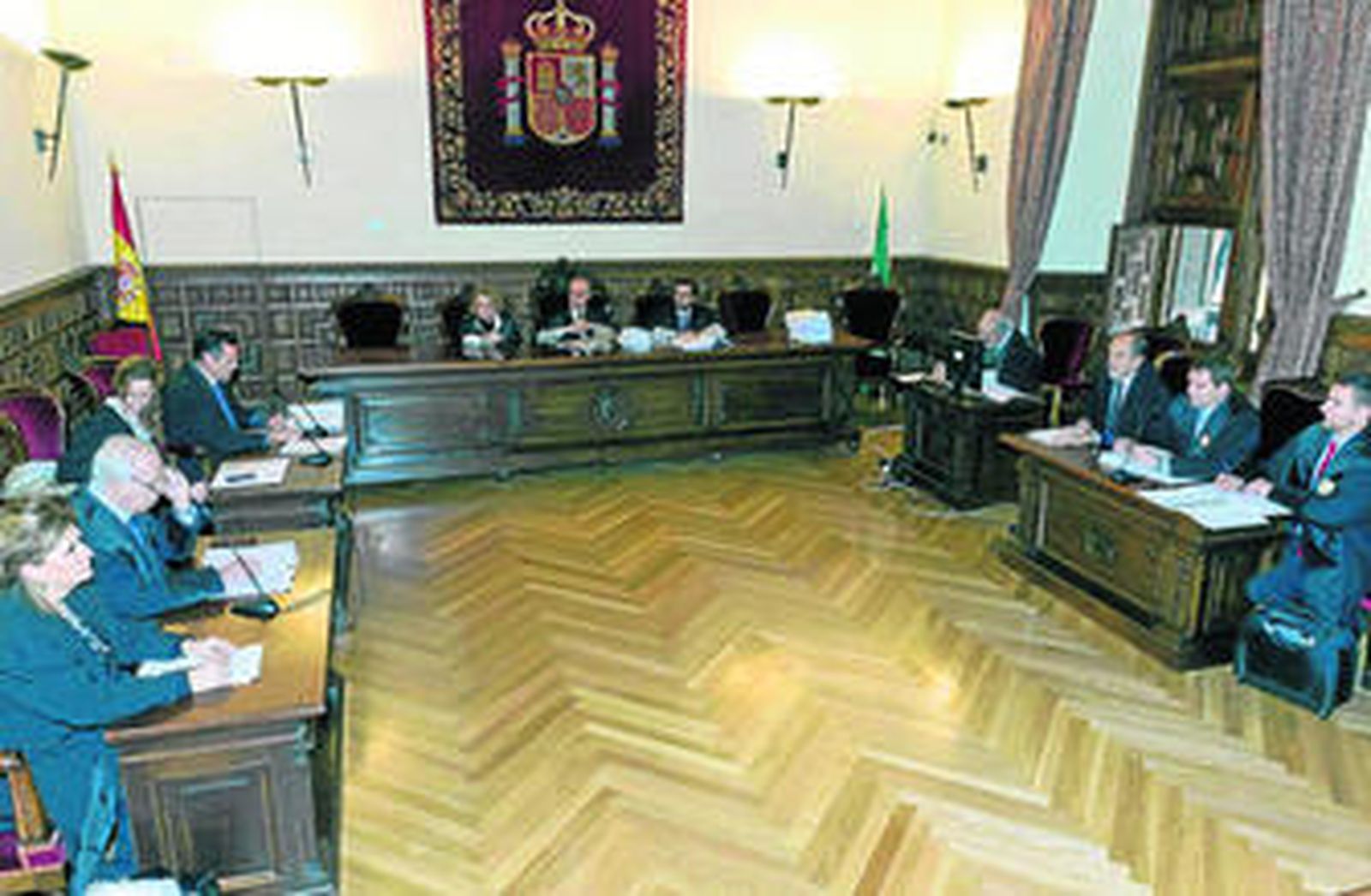 Audiencia pública en la Sala de lo Contencioso-Administrativo del Tribunal Superior de Justicia de Granada.
