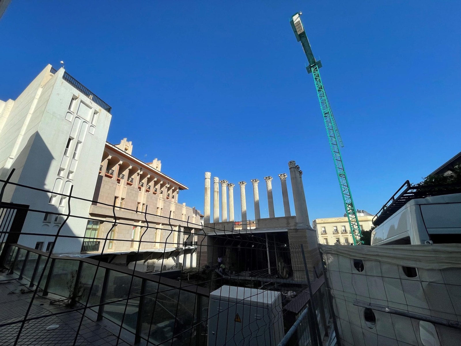 Las obras del Templo Romano de Córdoba afrontan su recta final