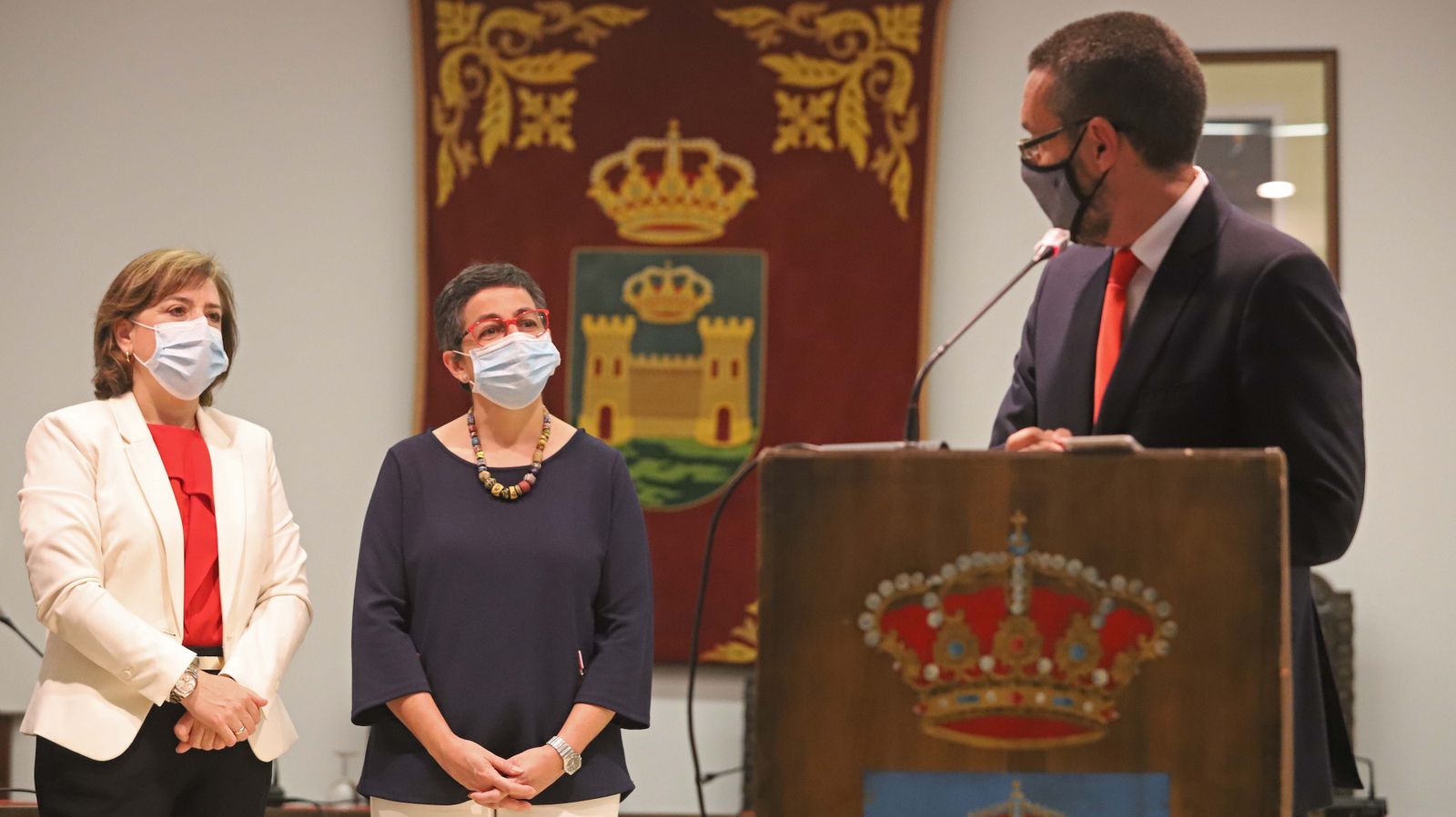 Visita de Arancha González Laya a La Línea y la Verja de Gibraltar