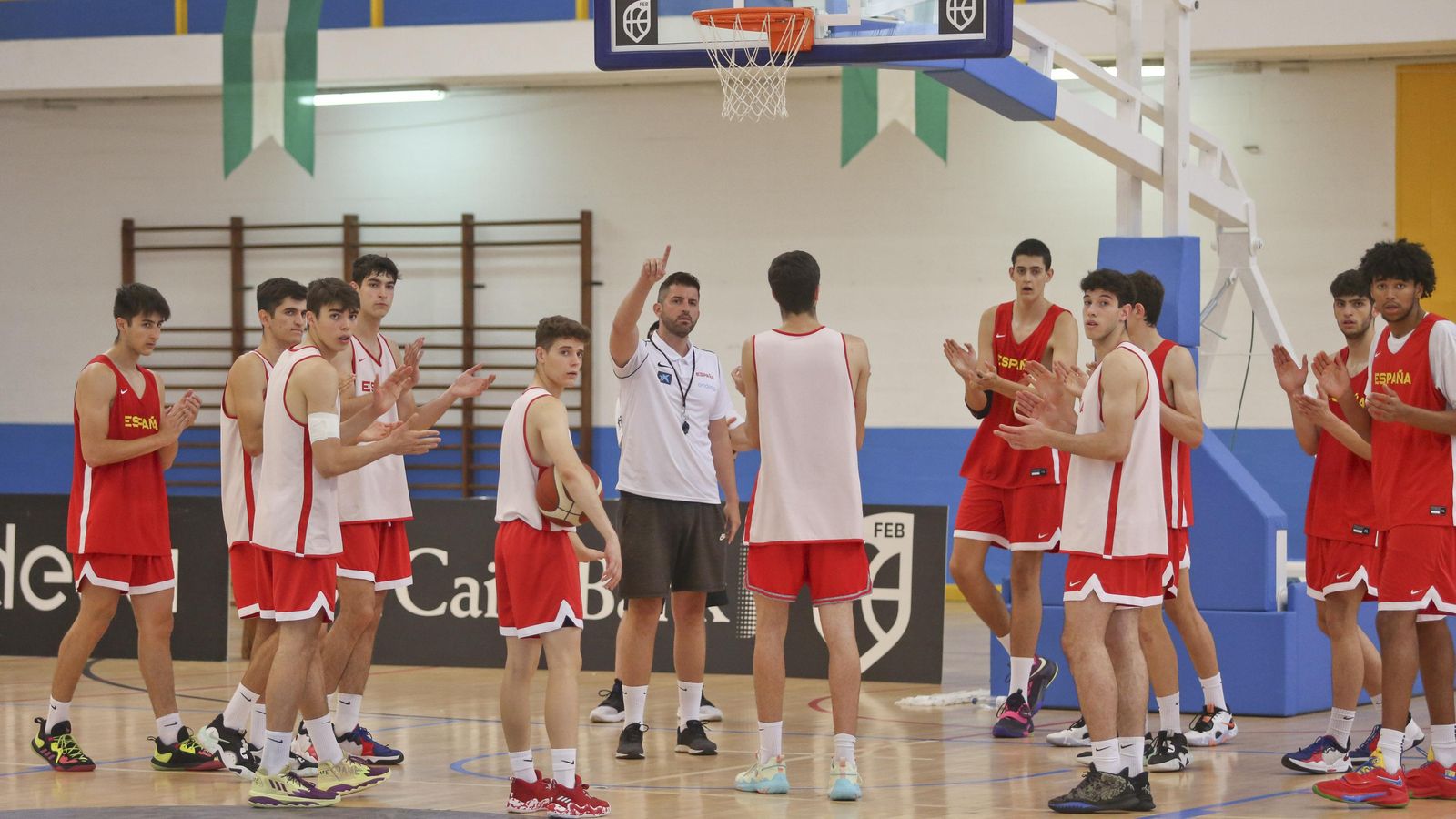 Entrenamiento de España.