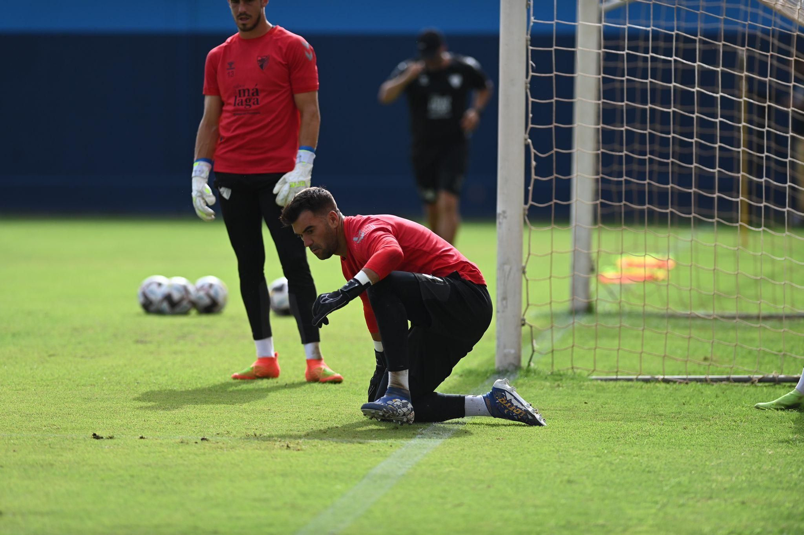 Las fotos del entrenamiento del Málaga CF preparando la visita a Burgos