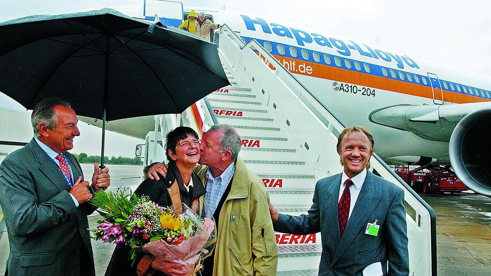 Recepción a la visitante medio millón en el Aeropuerto de Jerez.