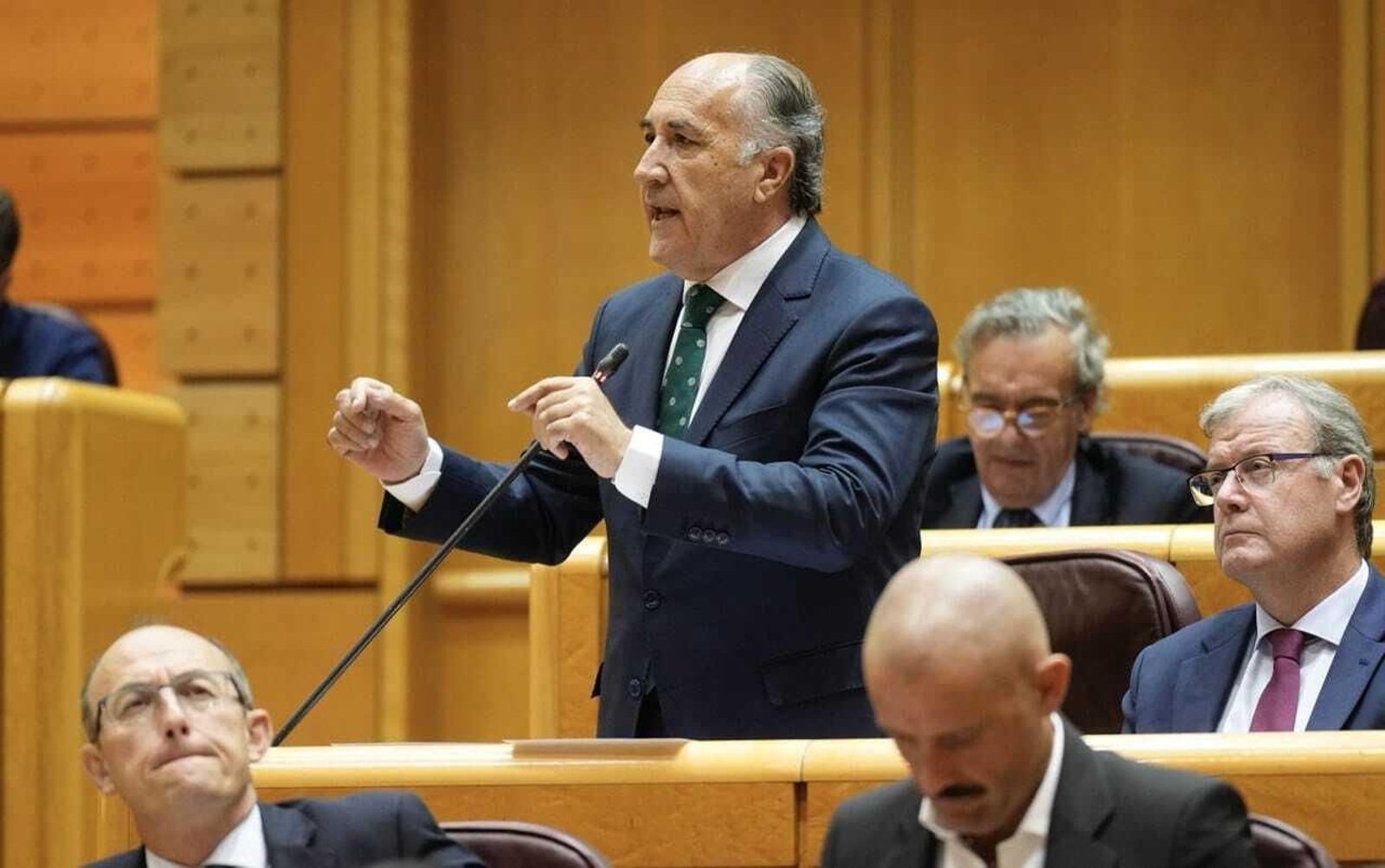 José Ignacio Landaluce, en el Senado.