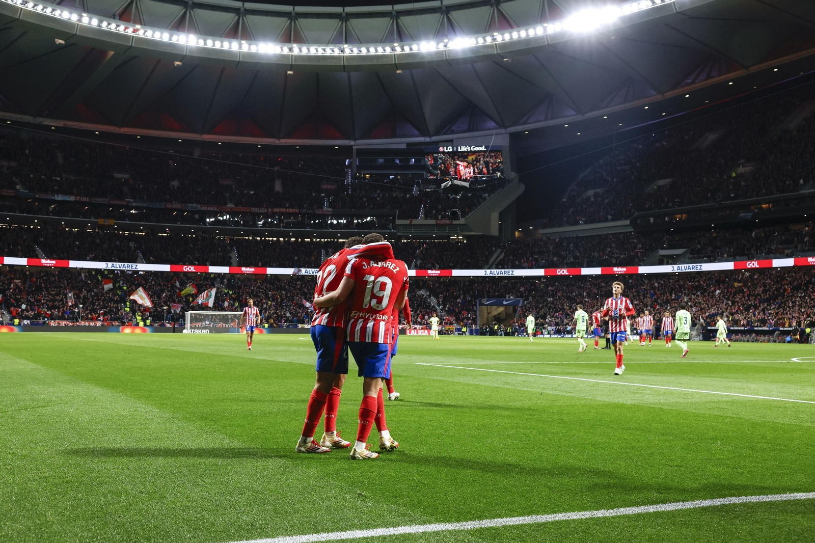 Las fotos de la remontada en el Atlético - Barcelona