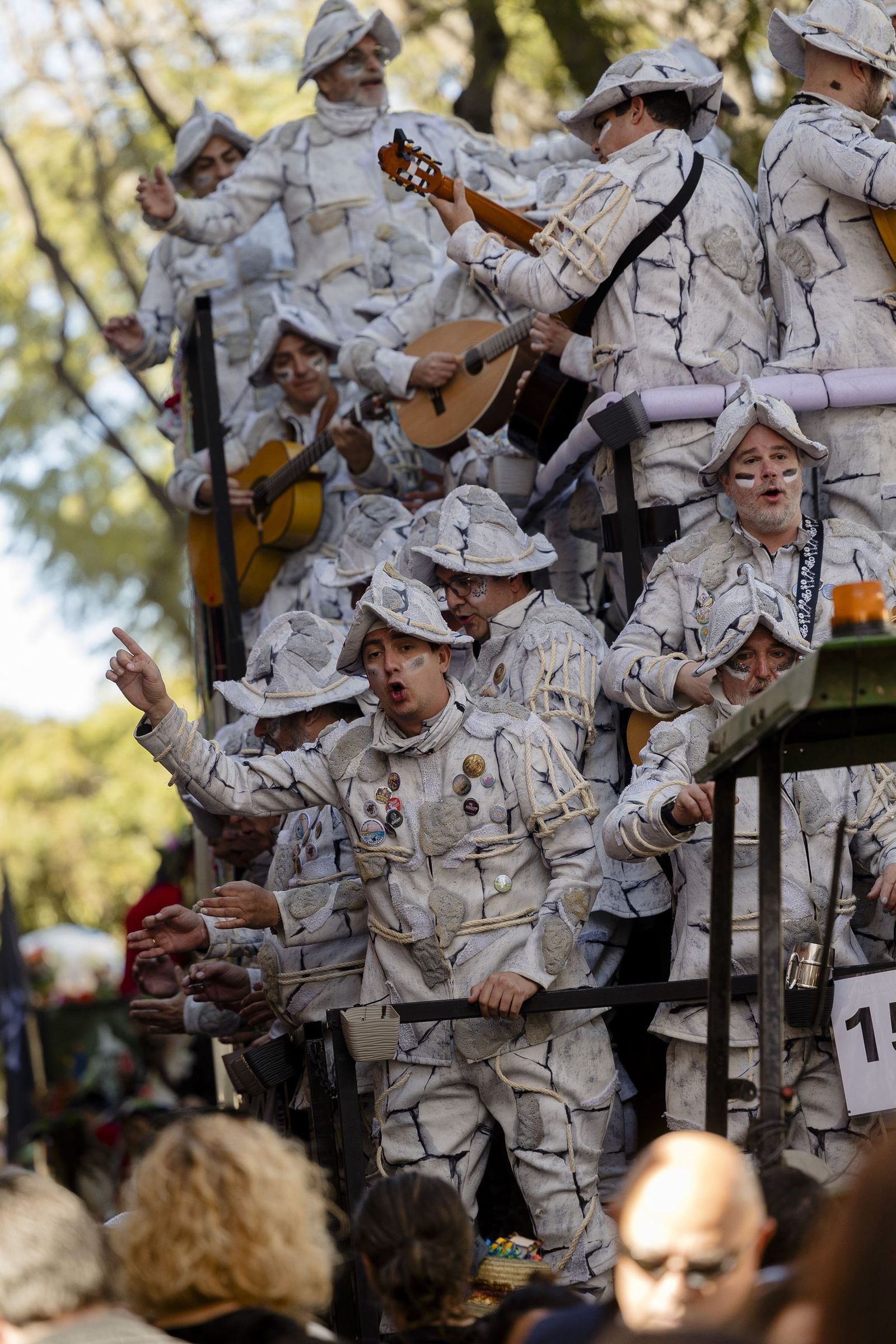 Las imágenes del segundo sábado de Carnaval de Cádiz 2026: Carruseles de coros