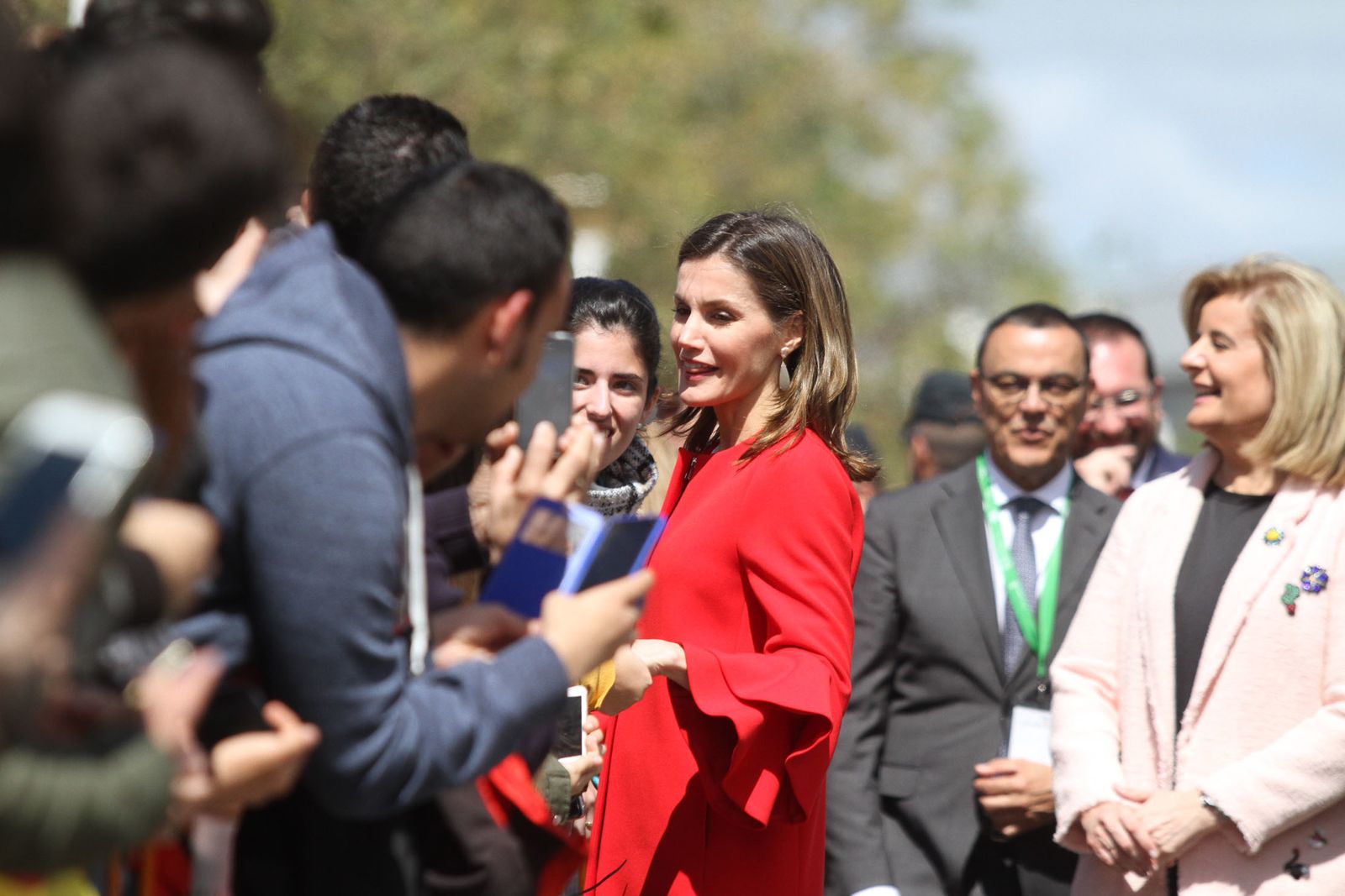 Imágenes de la visita de la reina Letizia a Huelva