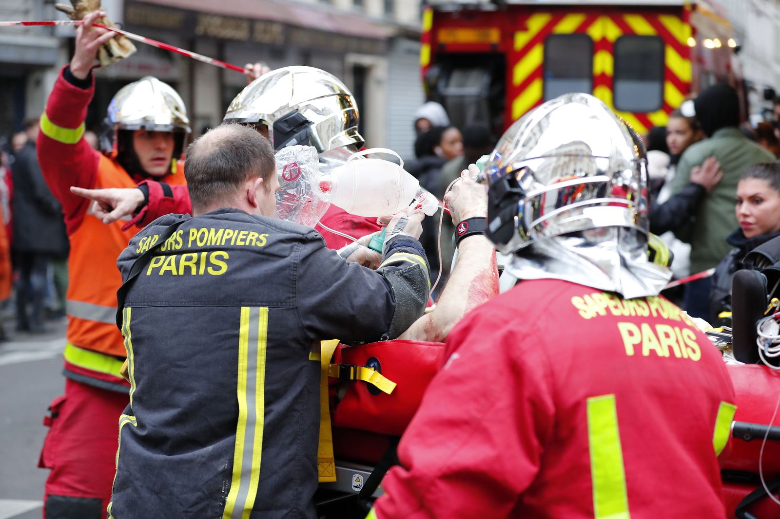 Las imágenes de la explosión de gas en París