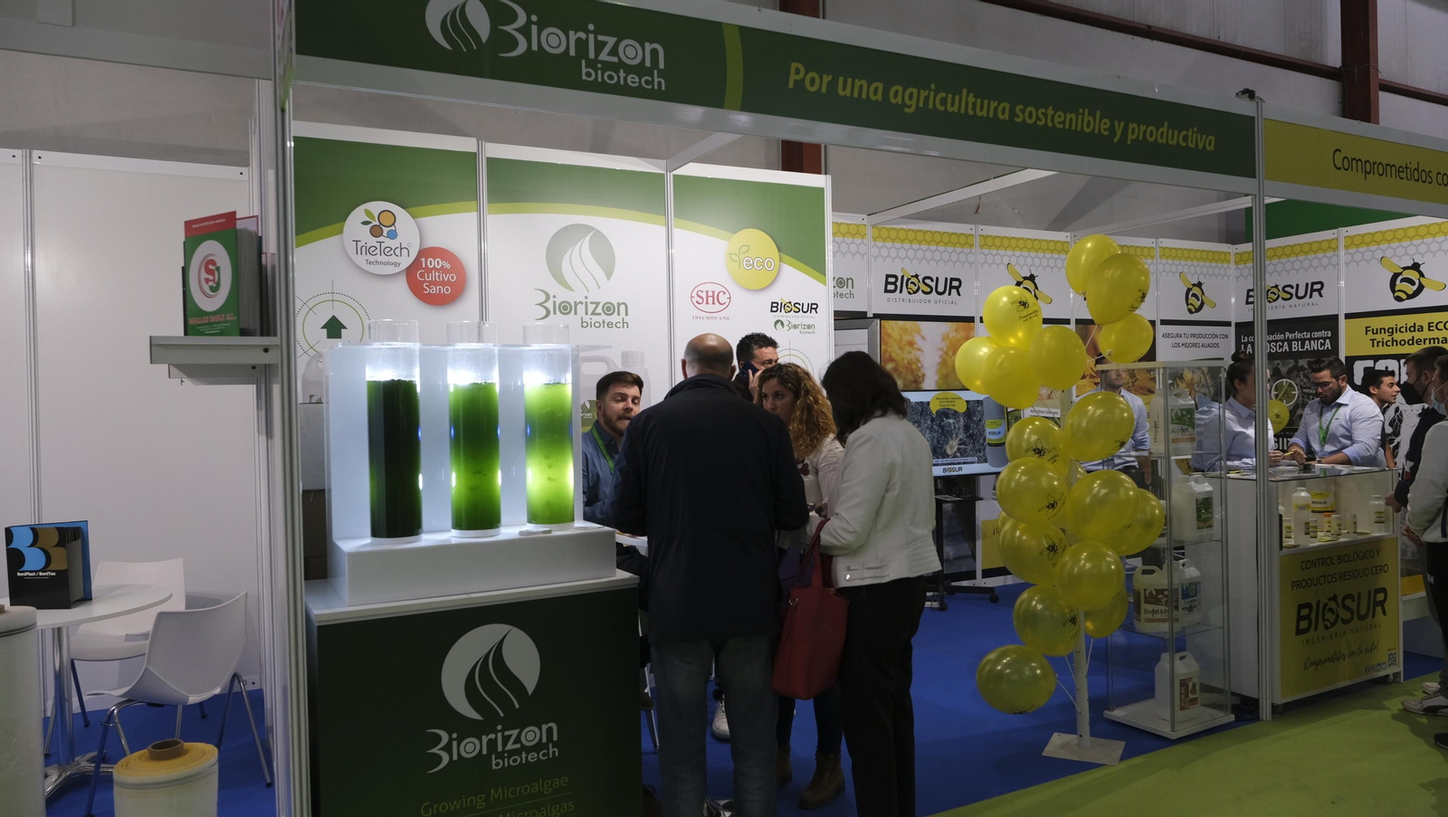Expositor de Biorizon Biotech en la decimoquinta edición de la feria nijareña