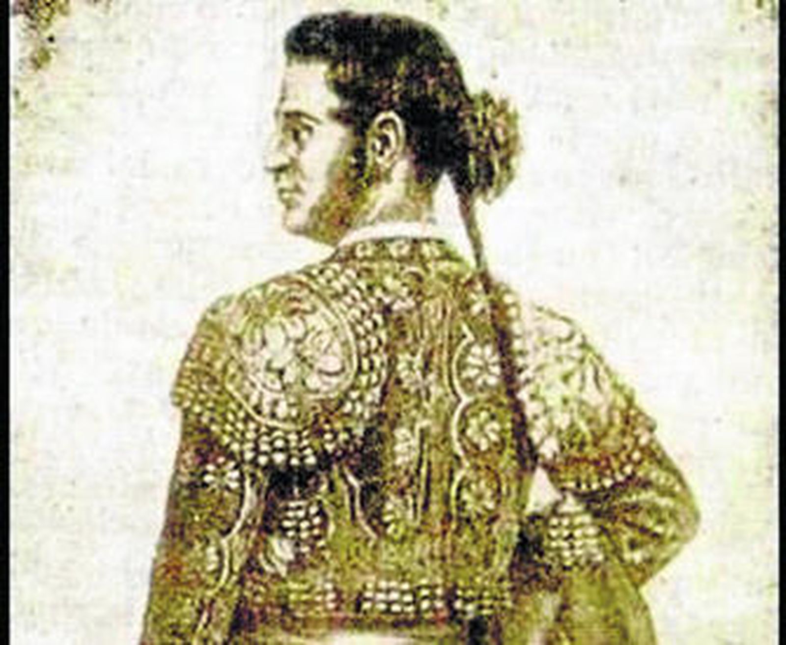 En la muestra se expone un terno restaurado de Rafael Pérez de Guzmán.