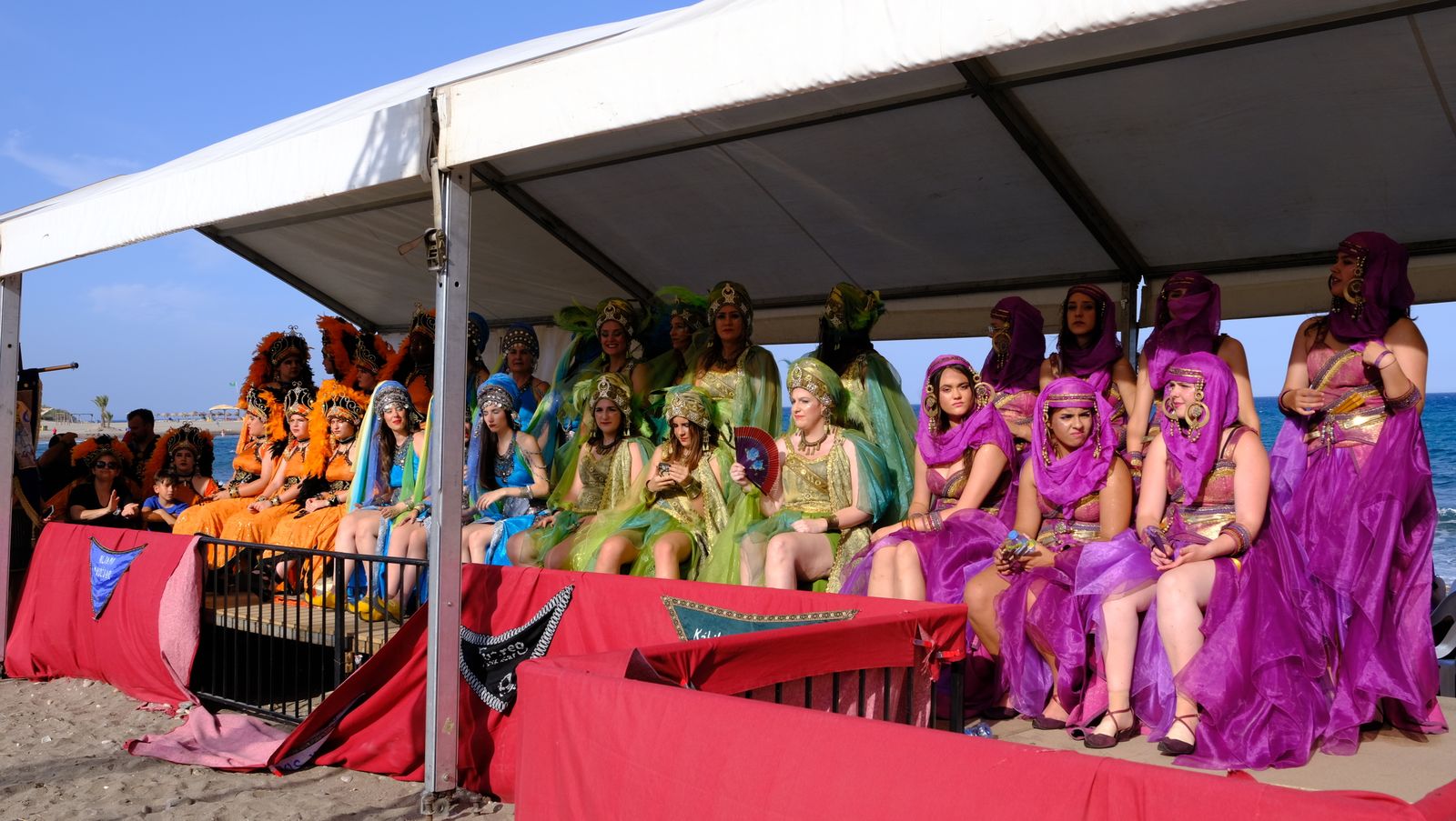 Moros y Cristianos de Mojácar en la Playa del Lance, en imágenes