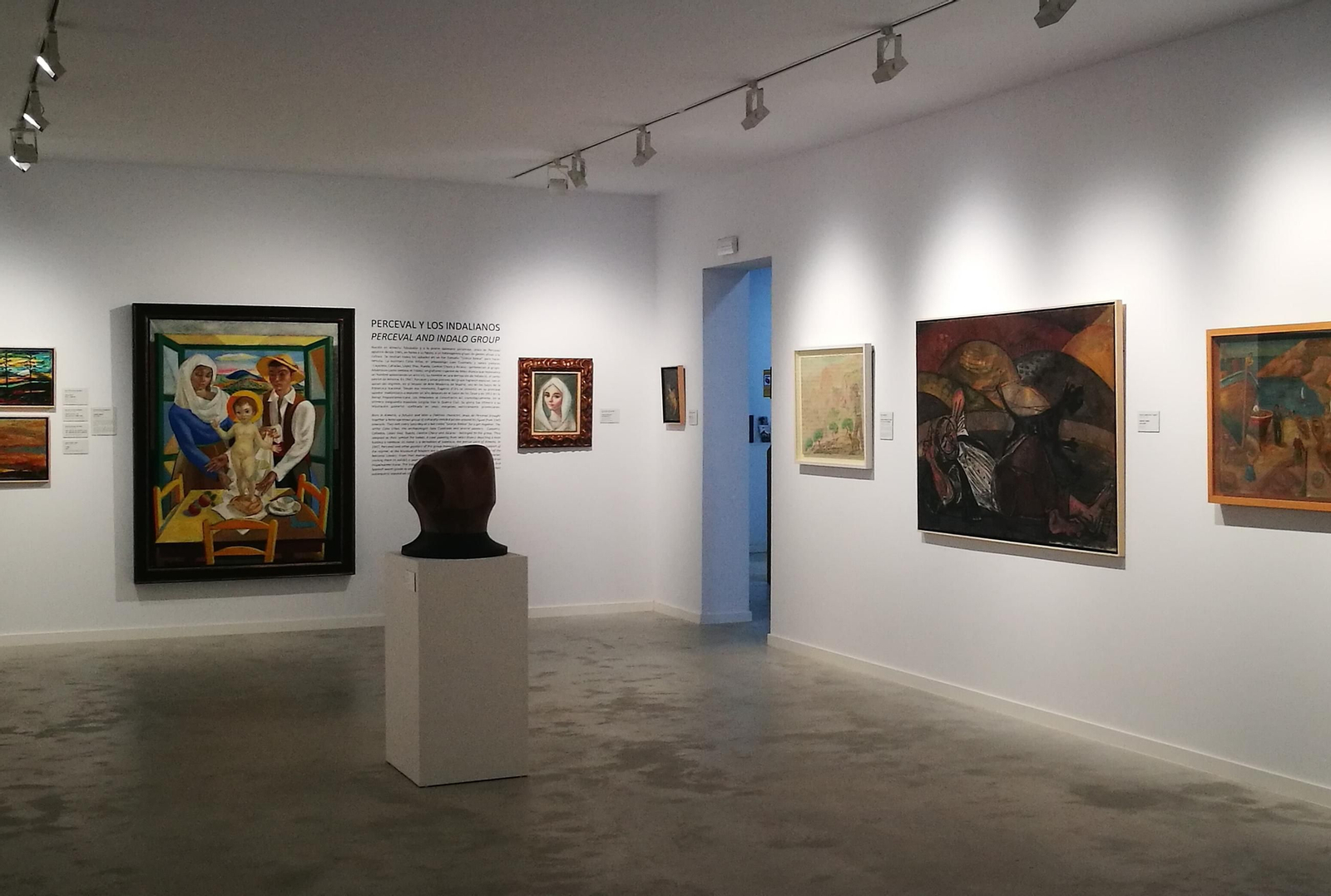Sala dedicada a los pintores del Movimiento Indaliano en el Museo Ibáñez.