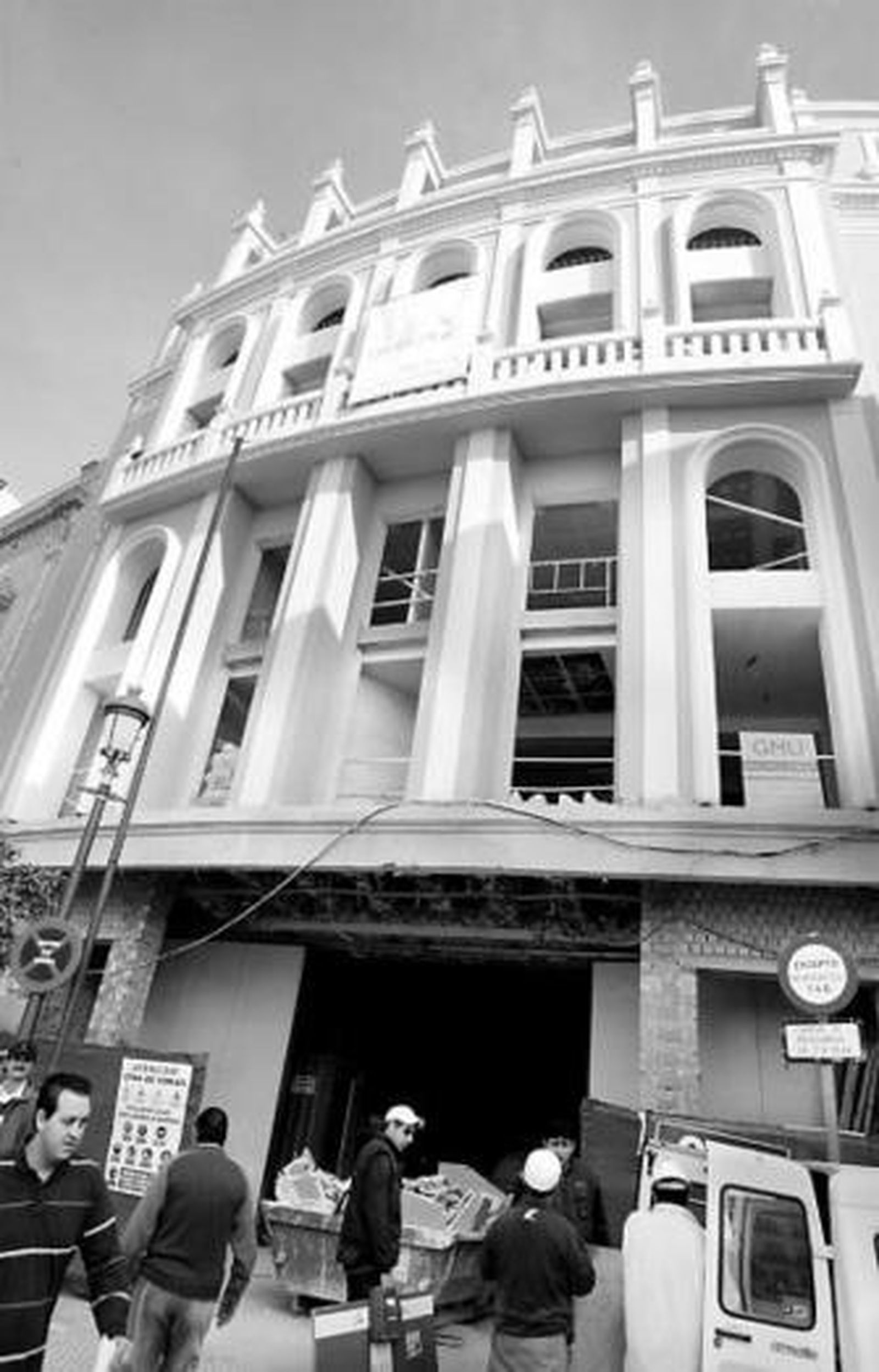 Vista actual del rehabilitado Cine Maravillas, futura sede de oficinas.