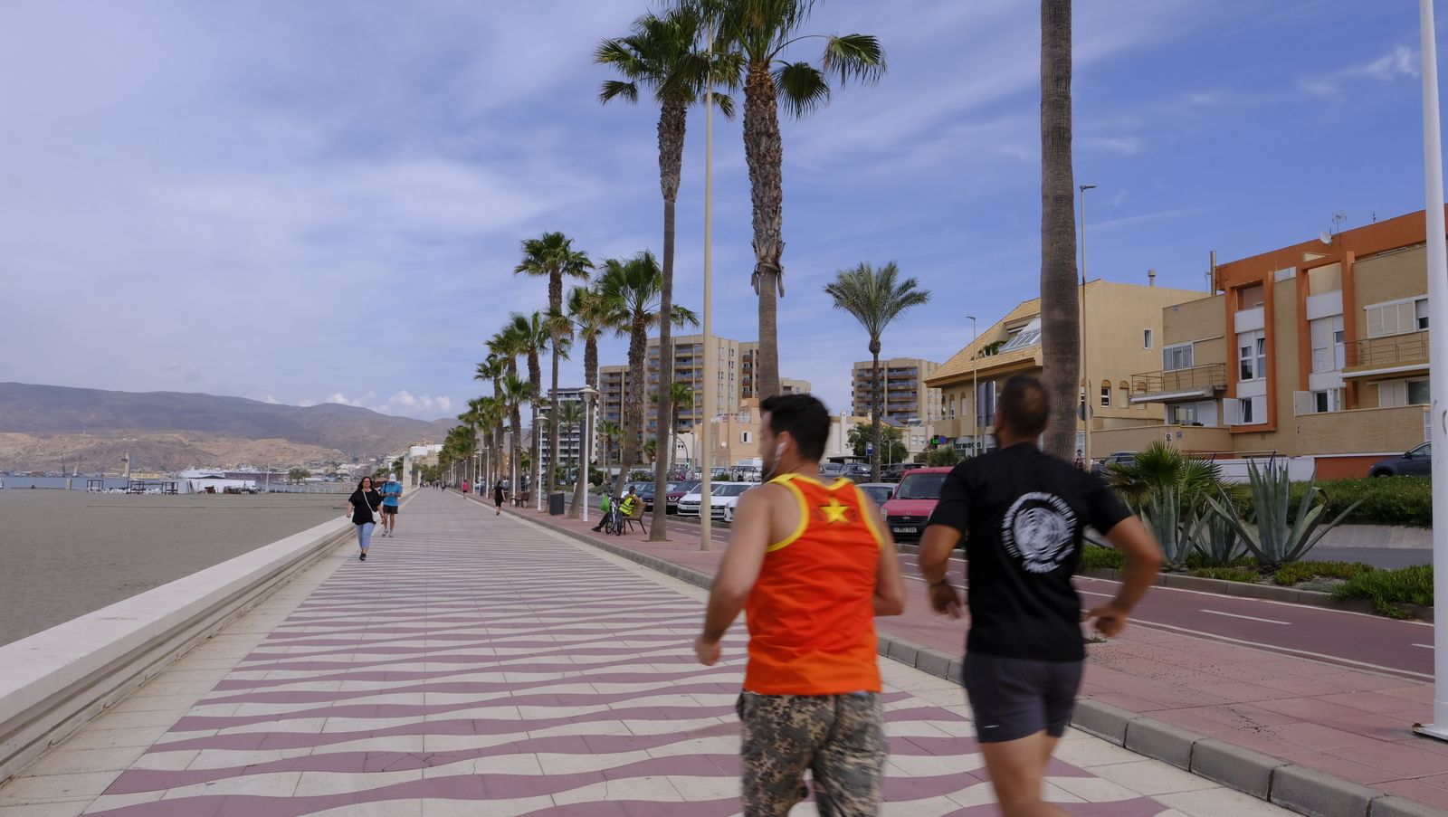 1 de junio en el Paseo Marítimo de Almería