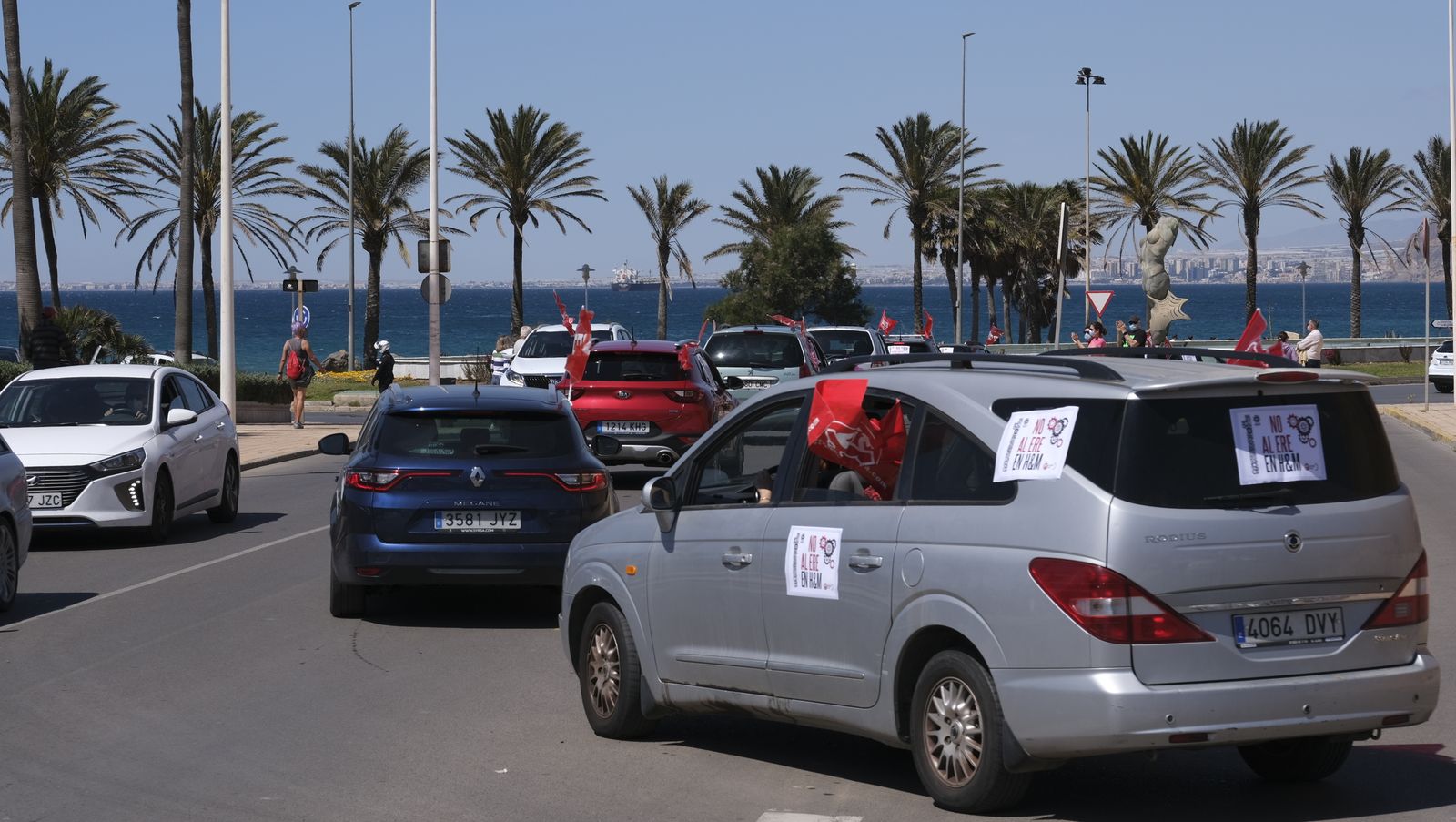 Fotogalería manifestación del Día Internacional del Trabajador. Almería