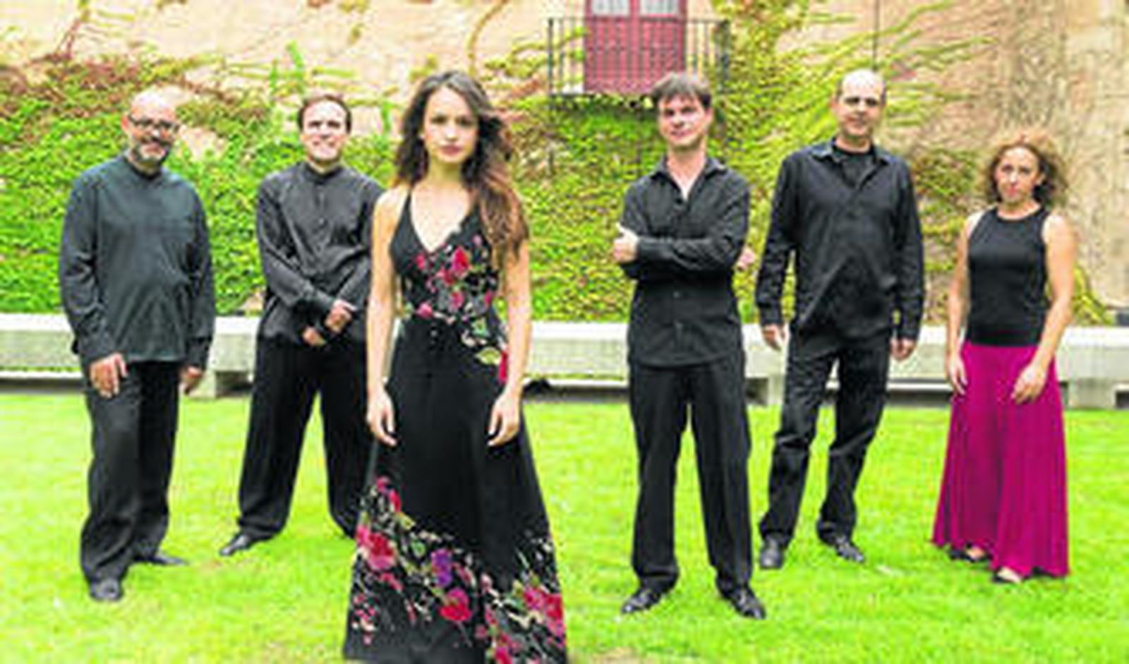 El conjunto Musica Boscareccia en la formación con la que ha grabado su primer disco.