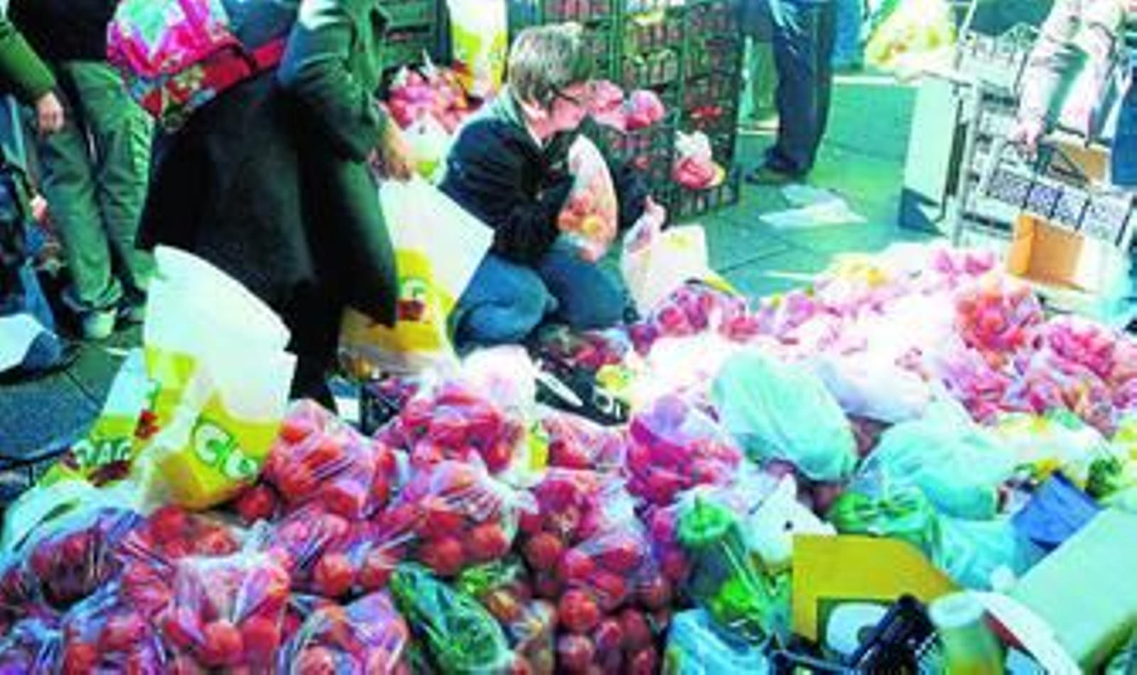 Movilización agraria en Madrid el pasado mes de febrero contra un nuevo acuerdo con Marruecos.