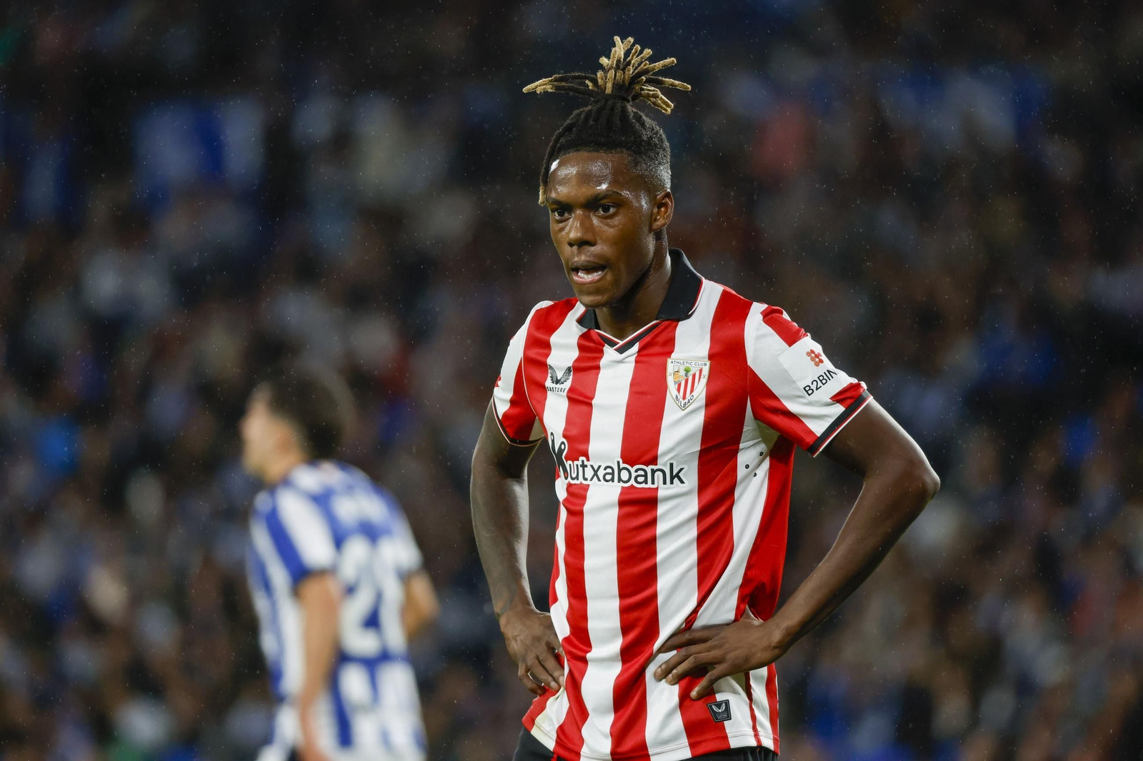 Nico Williams es otro de los futbolistas que últimamente viene arrastrando un pubalgia.