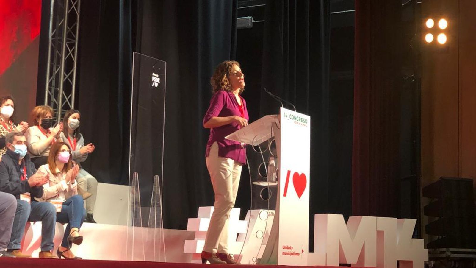 Intervención de María Jesús Montero.