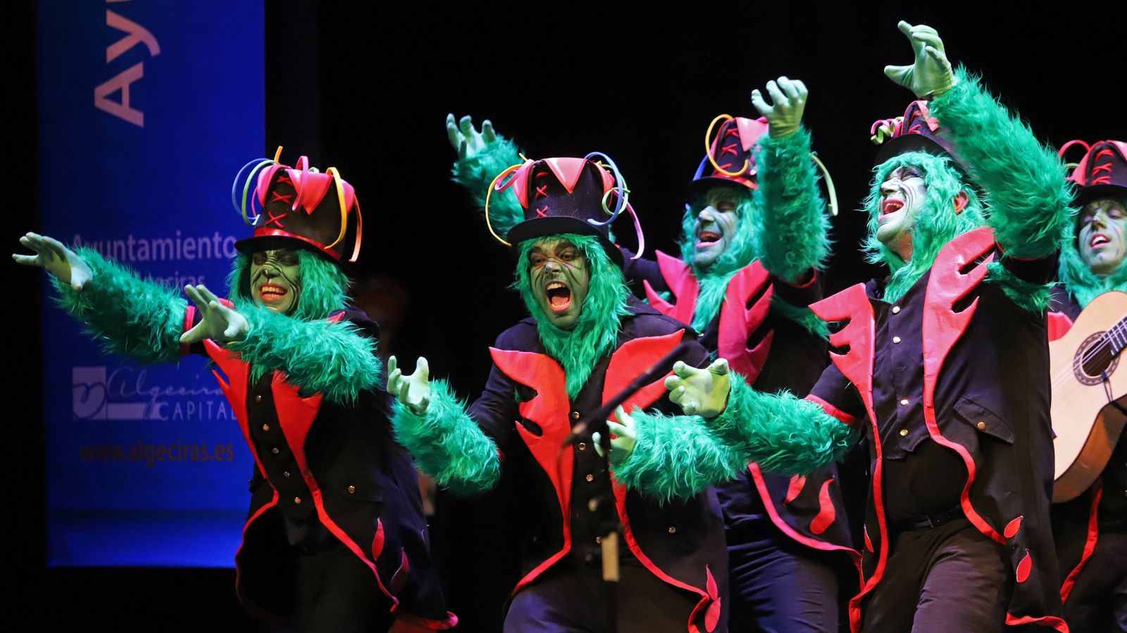 El Gring 'Pesadilla antes de Carnaval'. Chirigota de La Línea