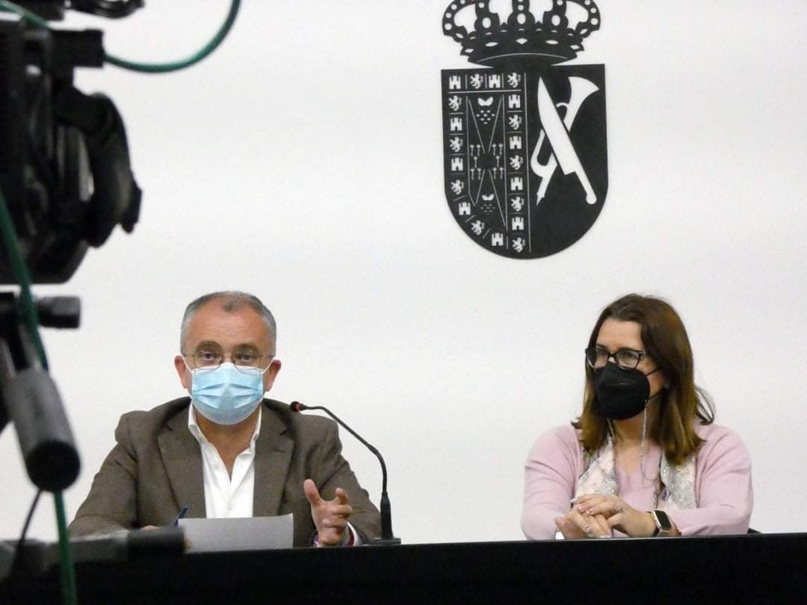 Momento de la presentación del plan de medidas