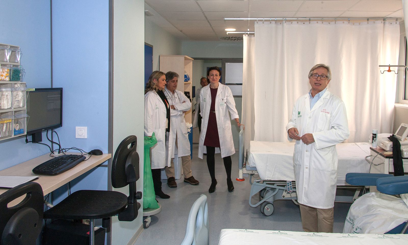 La sala de tiraje incorporada a las urgencias del Hospital de la Mujer