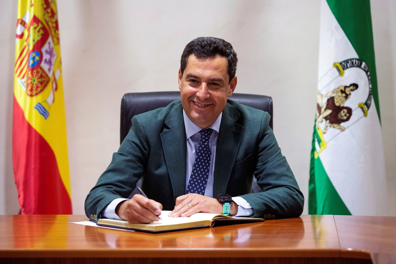 El presidente andaluz, Juanma Moreno