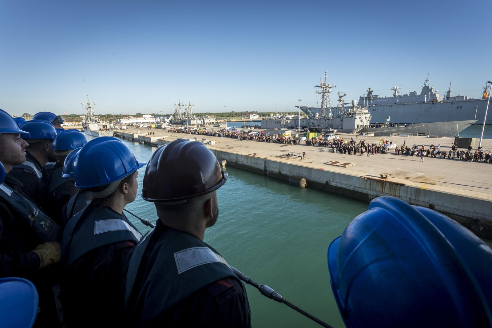 Las mejores imágenes del regreso del 'Castilla' a Rota