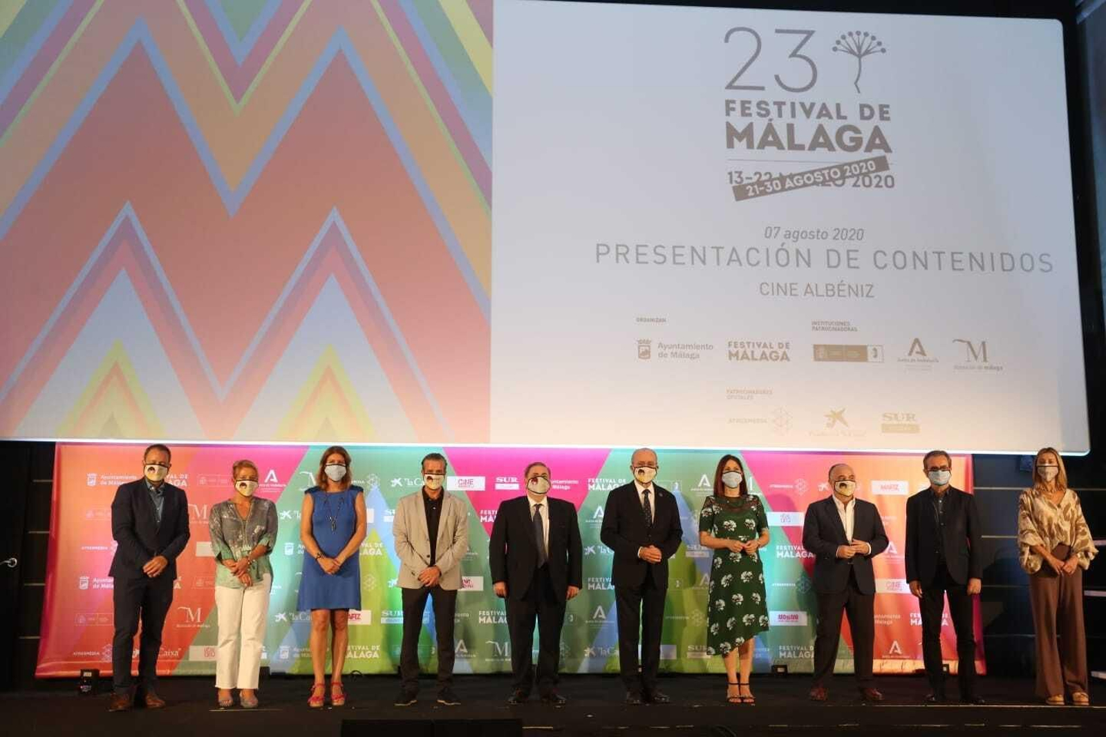Autoridades en la presentación del Festival de Málaga este viernes. Autoridades en la presentación del Festival de Málaga este viernes.