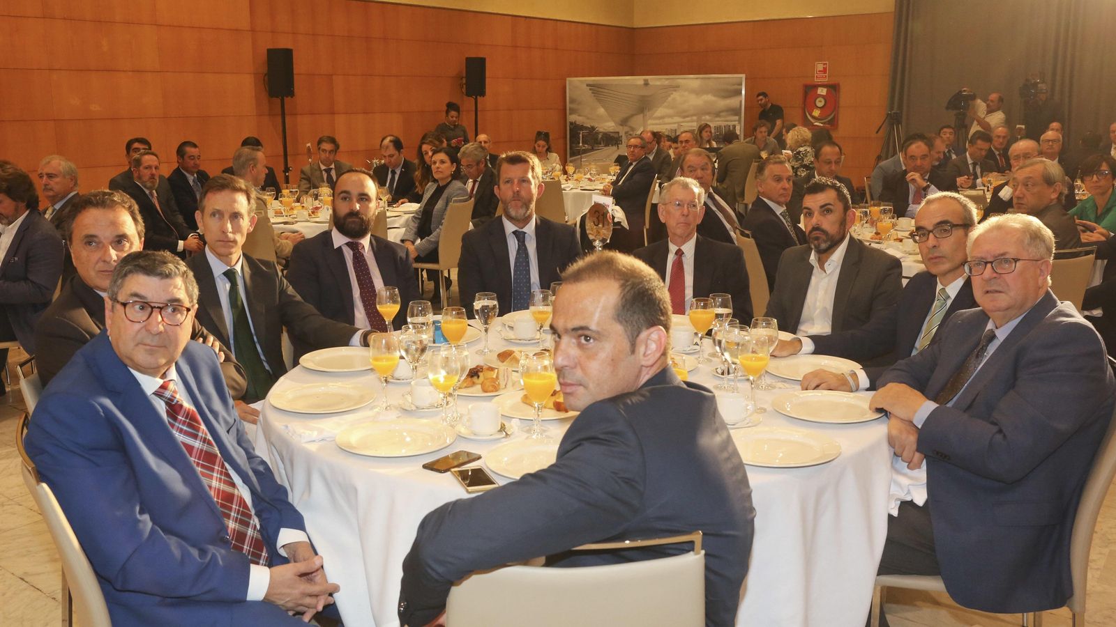 Una de las mesas del desayuno informativo de 'Málaga Hoy'