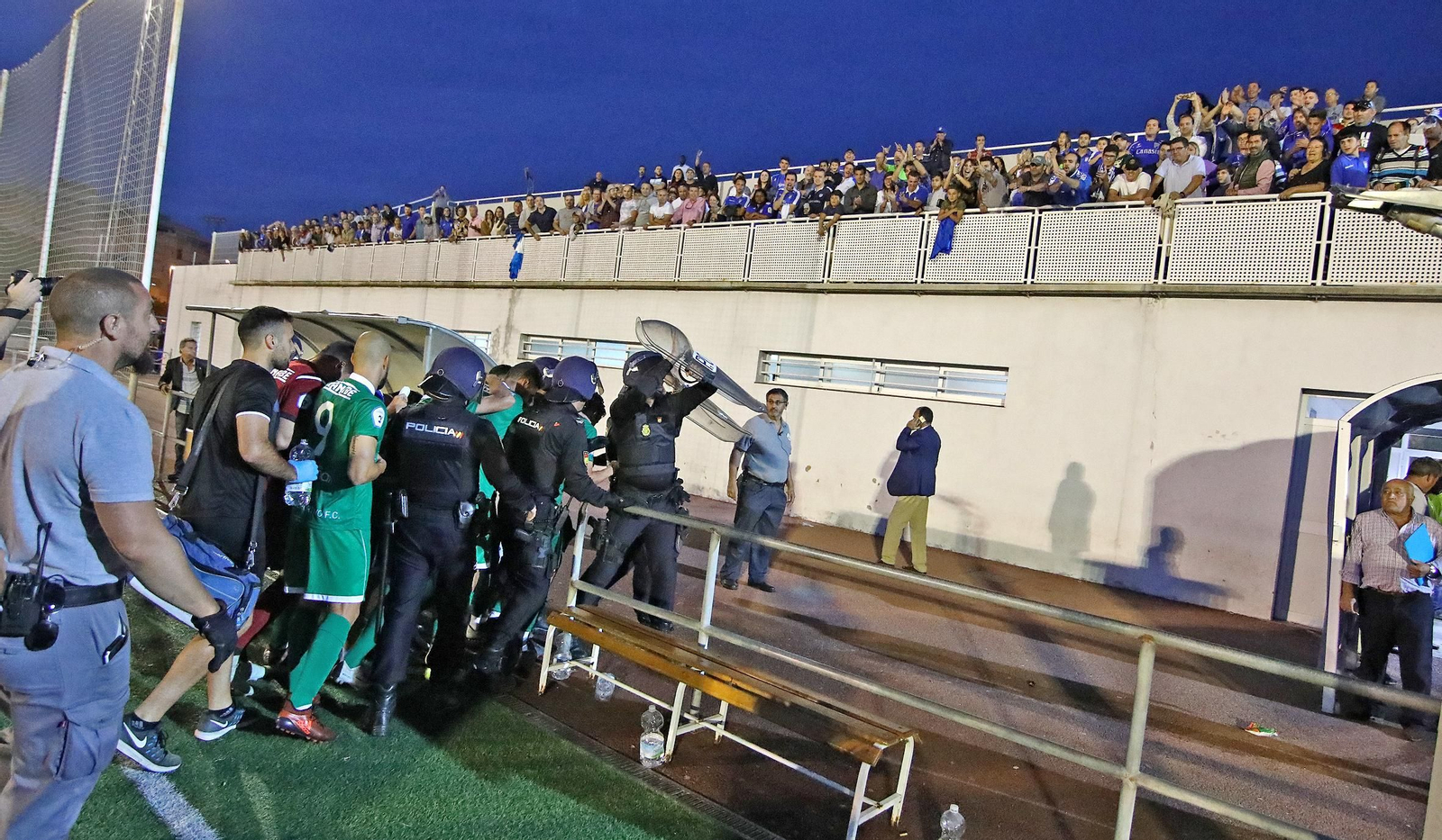 Los incidentes del derbi