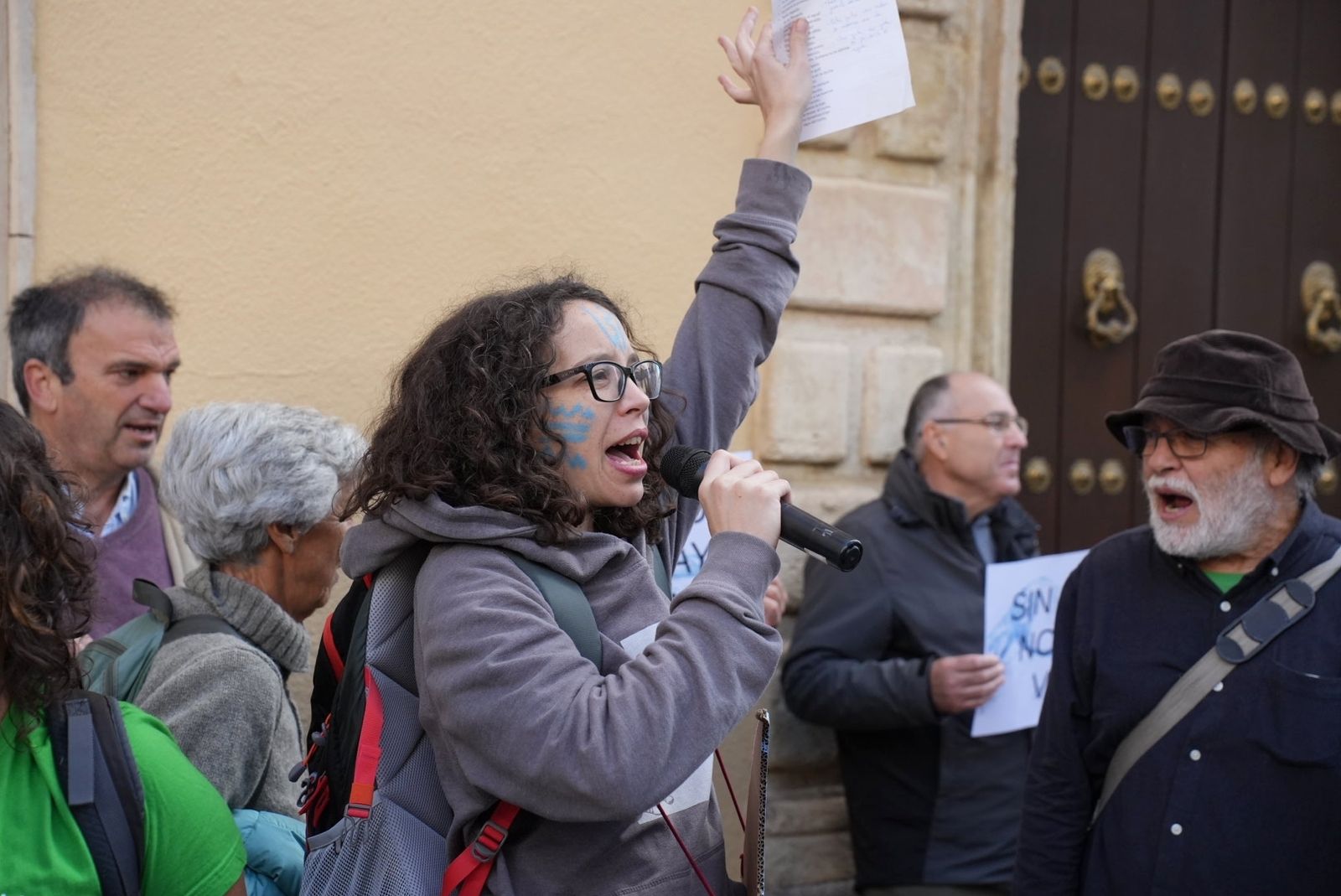 La manifestación  por el agua de Ecologistas, en imágenes