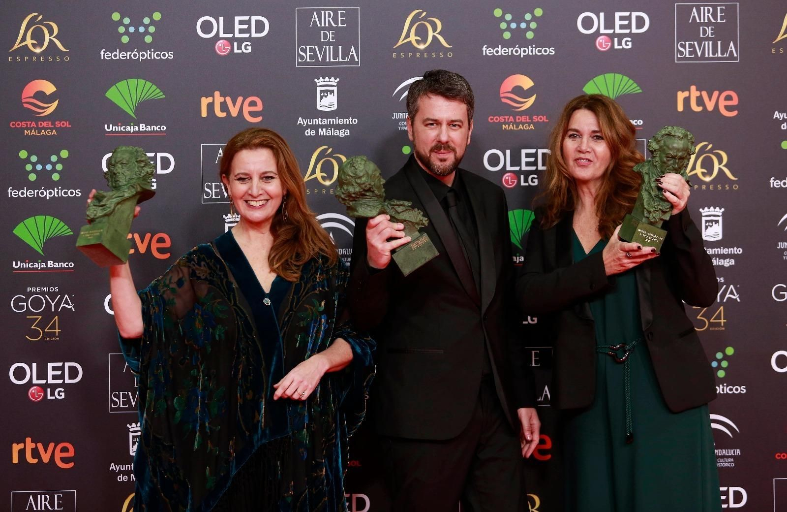 Los premiados de los Goya 2020 en Málaga Los premiados de los Goya 2020 en Málaga