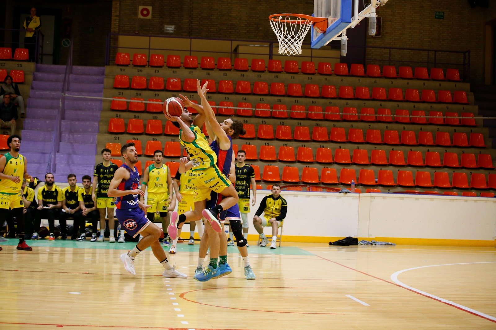 Imagen durante el partido jugado en La Salobreja