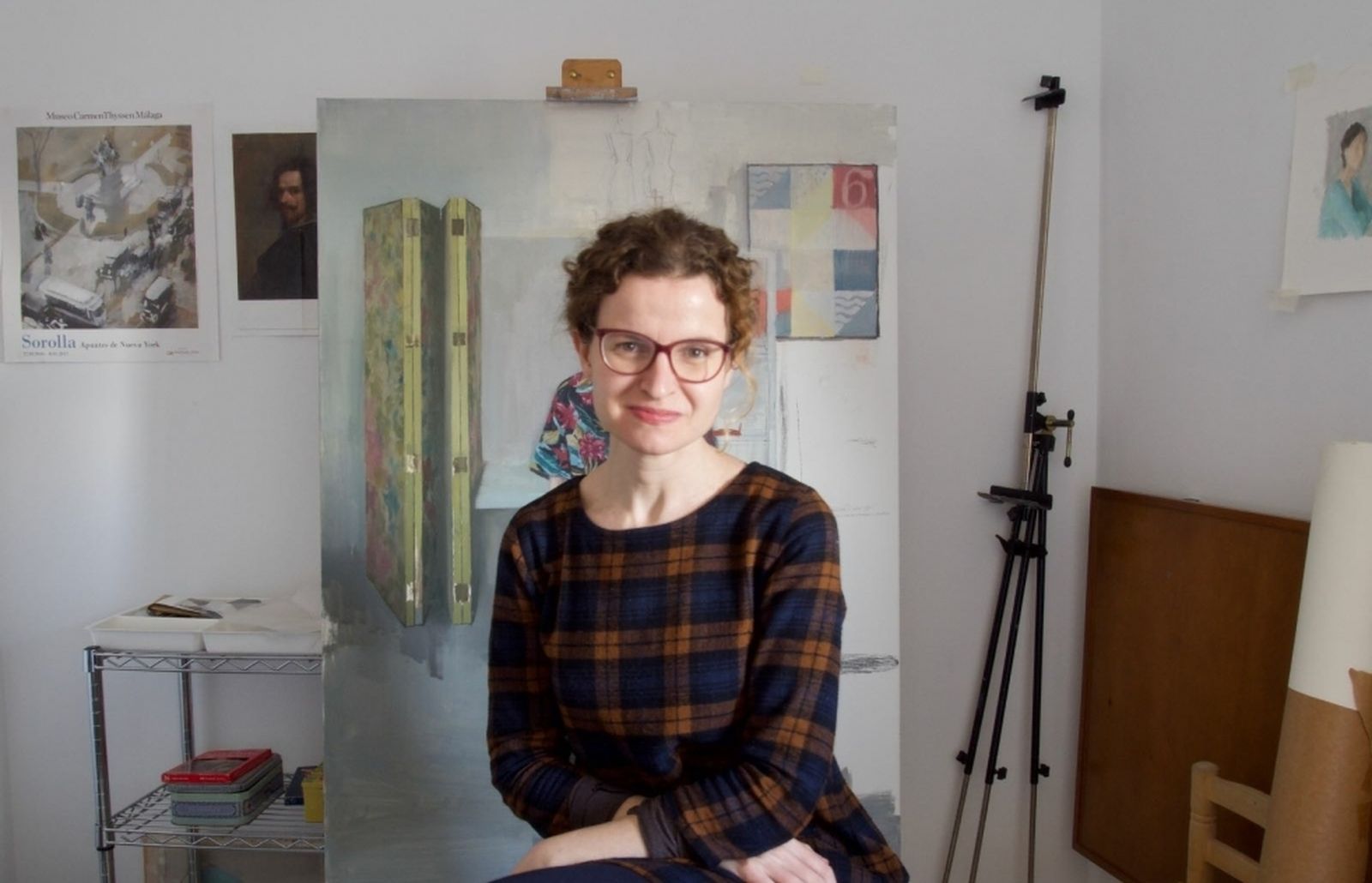 La pintora sevillana Carmen Chofre.