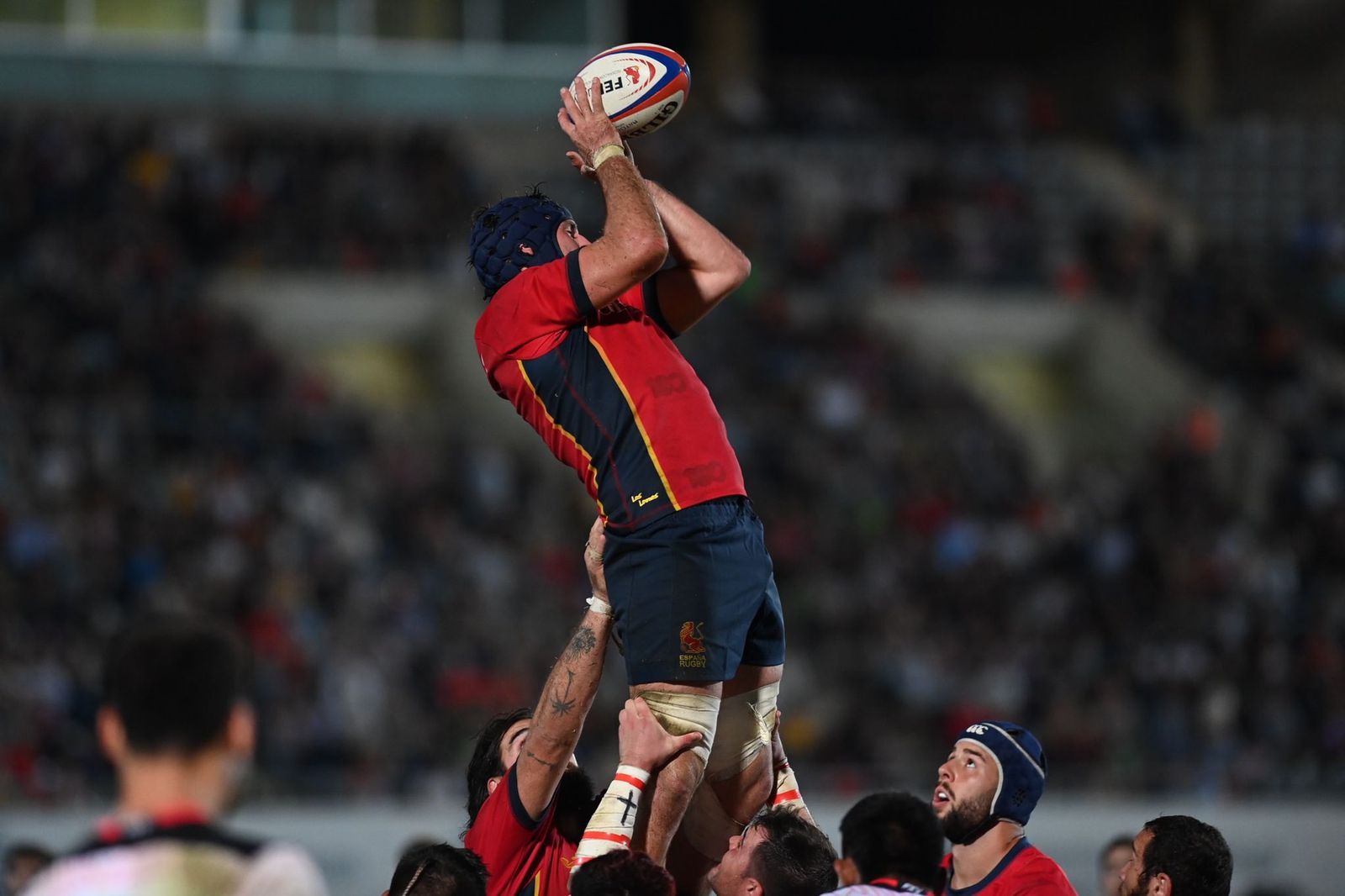 Las fotos del España-Tonga de rugby en Málaga